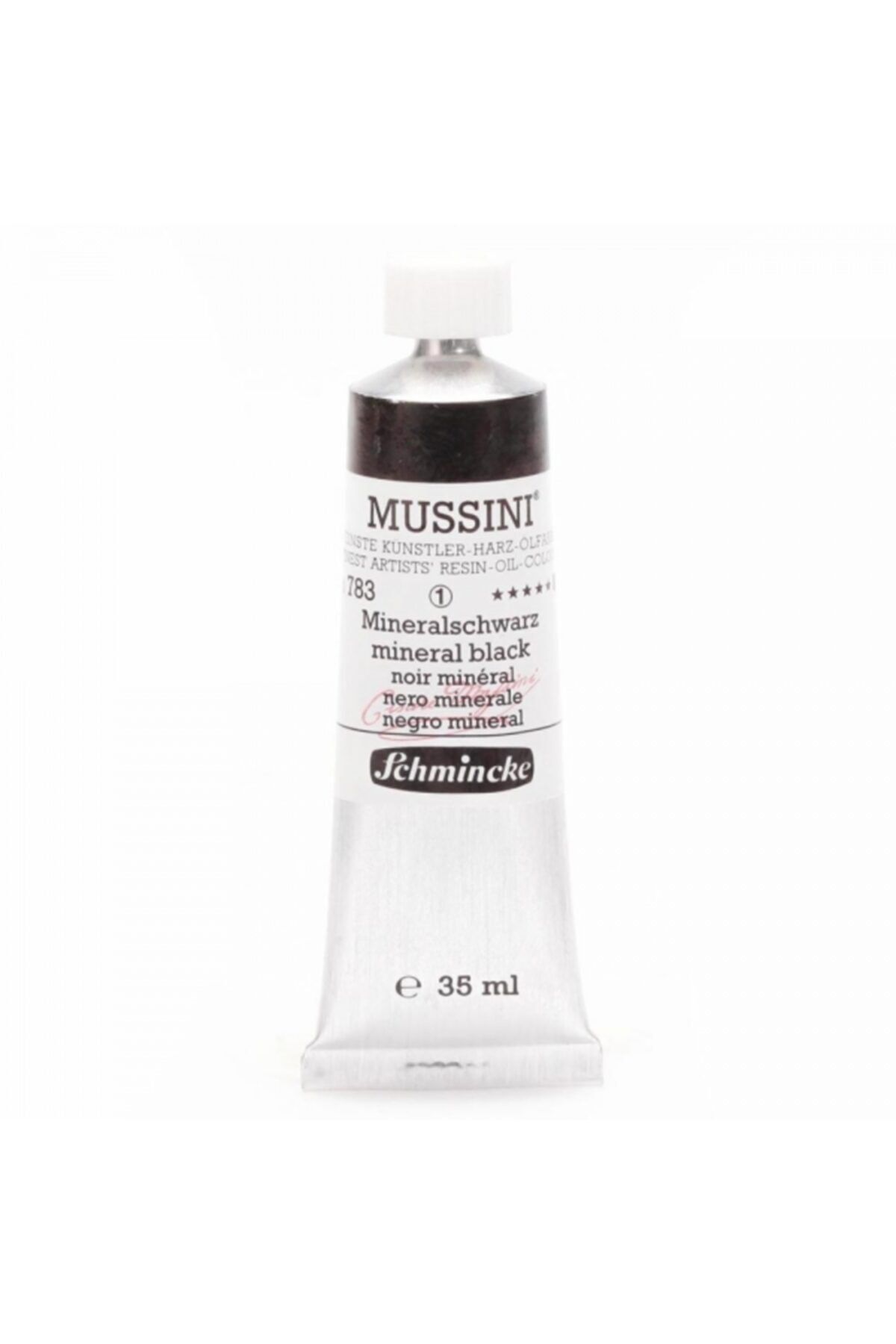 Schmincke Mussini Yağlı Boya 35ml - Mineral Black 783 S.1