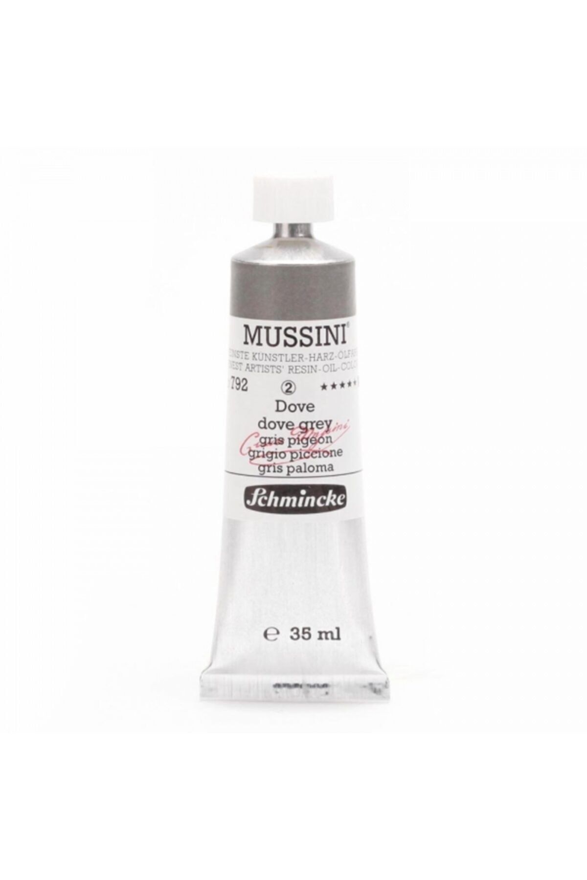 Schmincke Mussini Yağlı Boya 35ml - Dove Grey 792 S.2