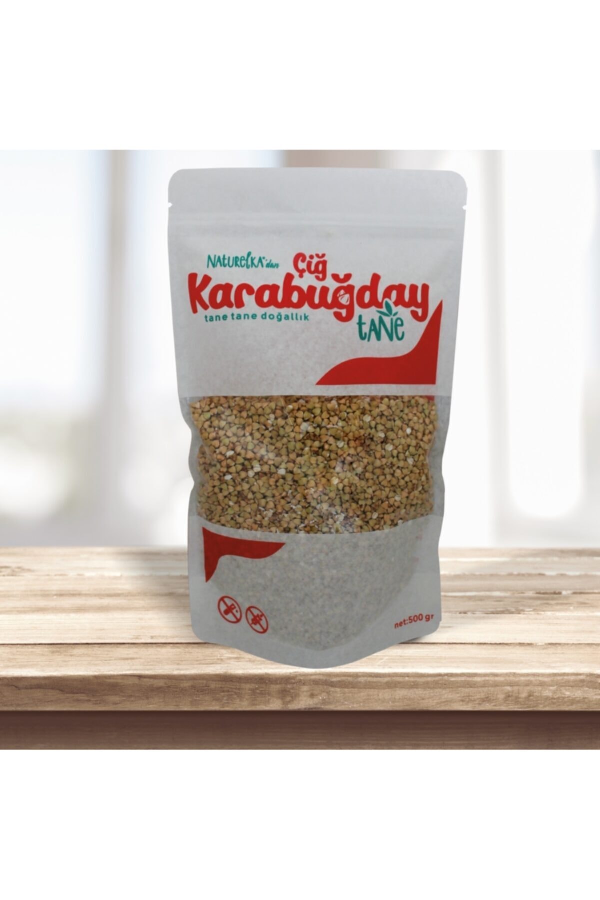 Naturelka Glutensiz Tane Çiğ Karabuğday 500 gr