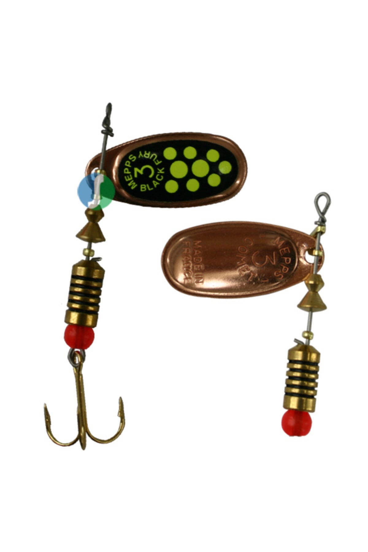 elifeoutdoor Mepps Black Fury Chartreuse Bakır Yeşil No 3