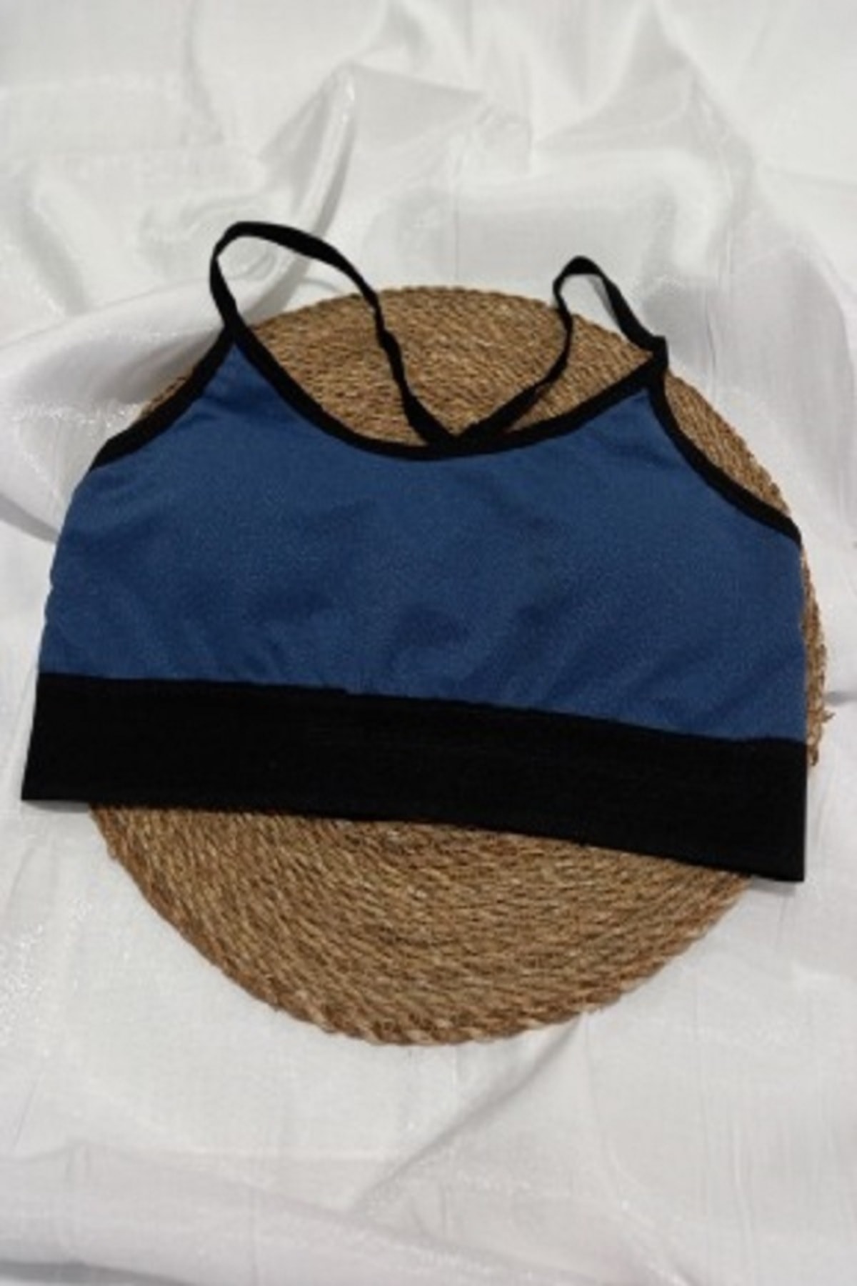 NO NAME Kadın Mavi Spor Ip Askılı Destekli Büstiyer