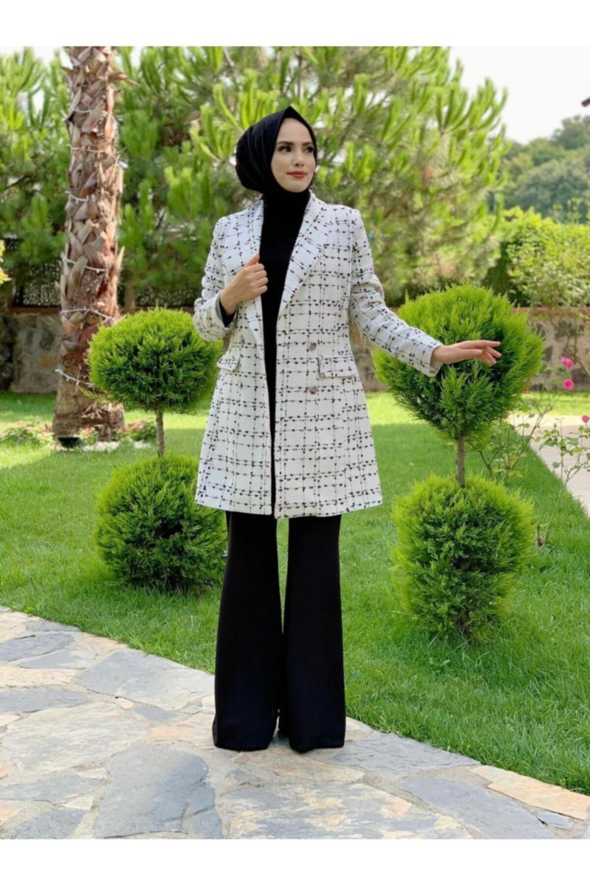 LOVELY FASHION Taş Kaşe Ceket