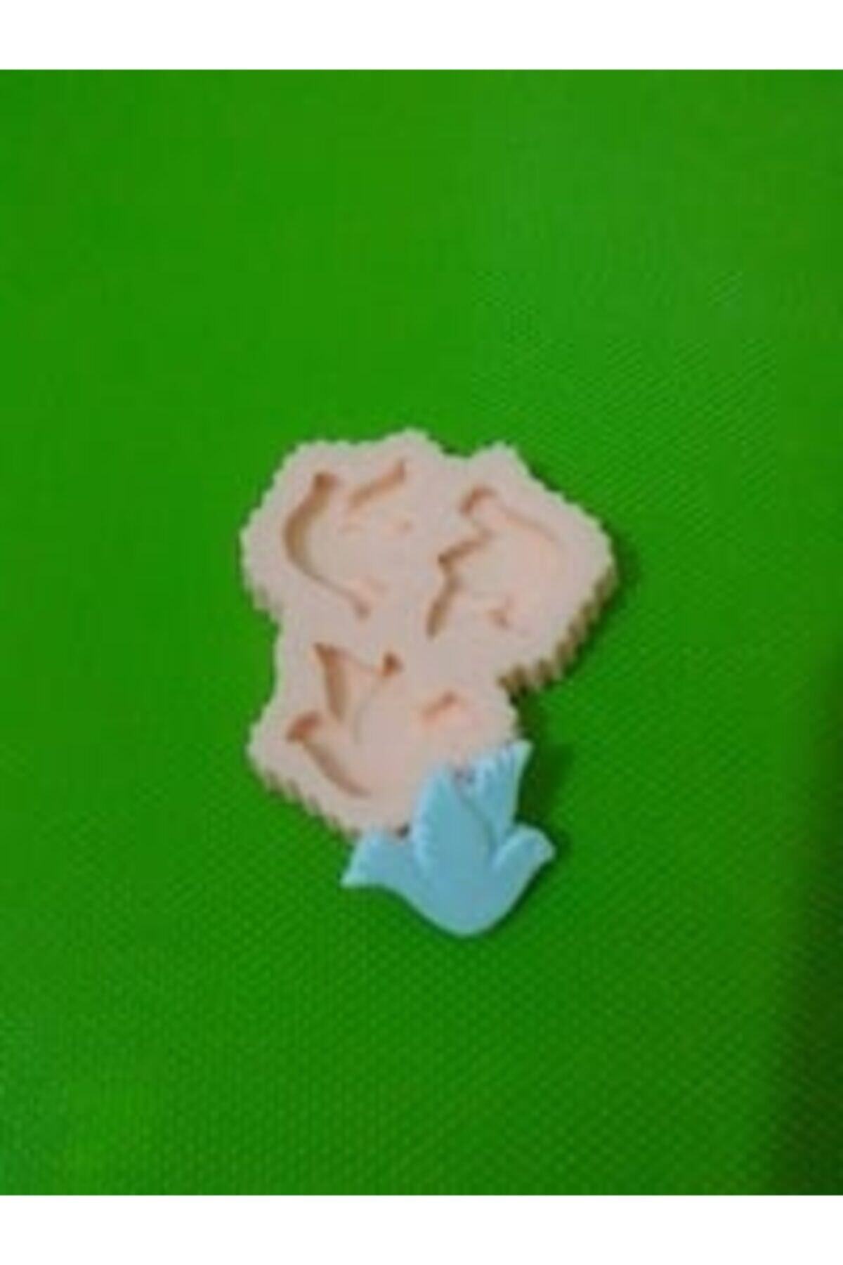 AnkaHobiMarket 3 Lü Küçük Kuş Silikon Kalıp