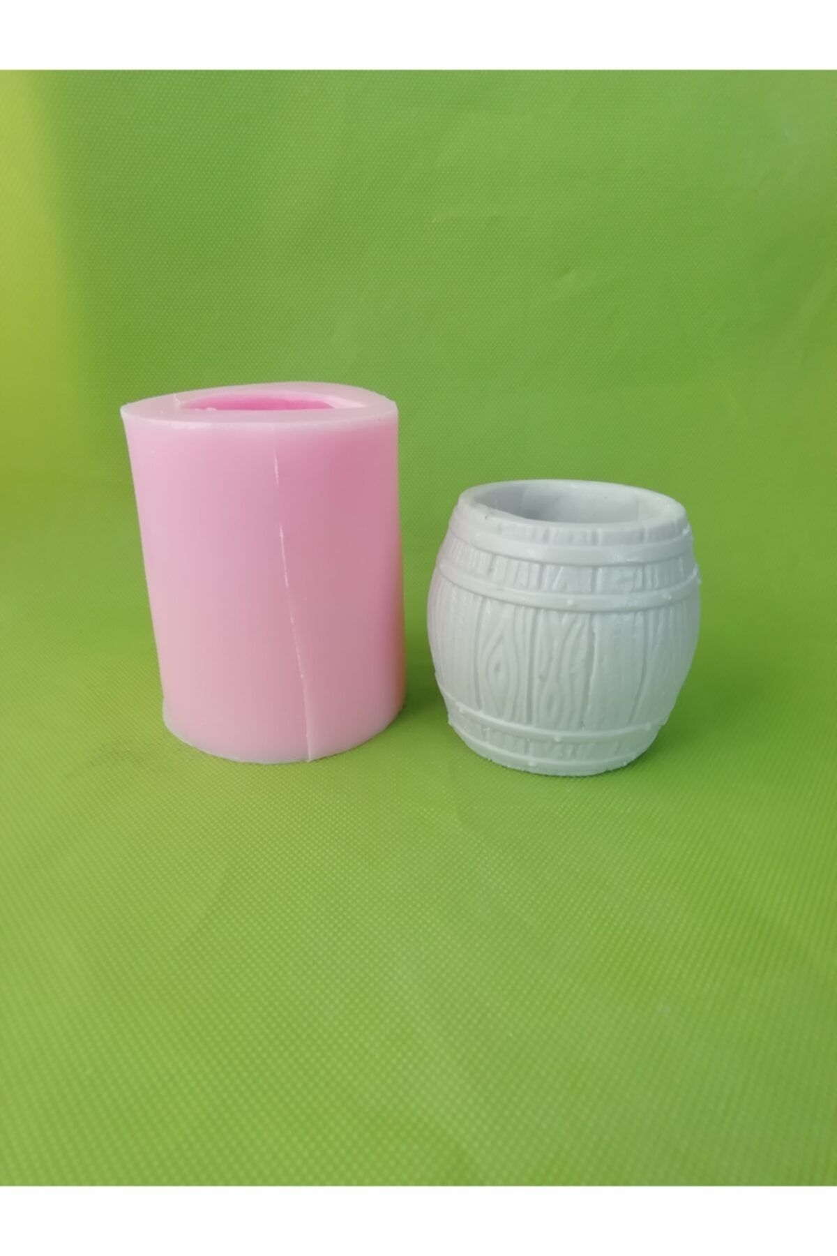 AnkaHobiMarket Fıçı Saksı Silikon Kalıp