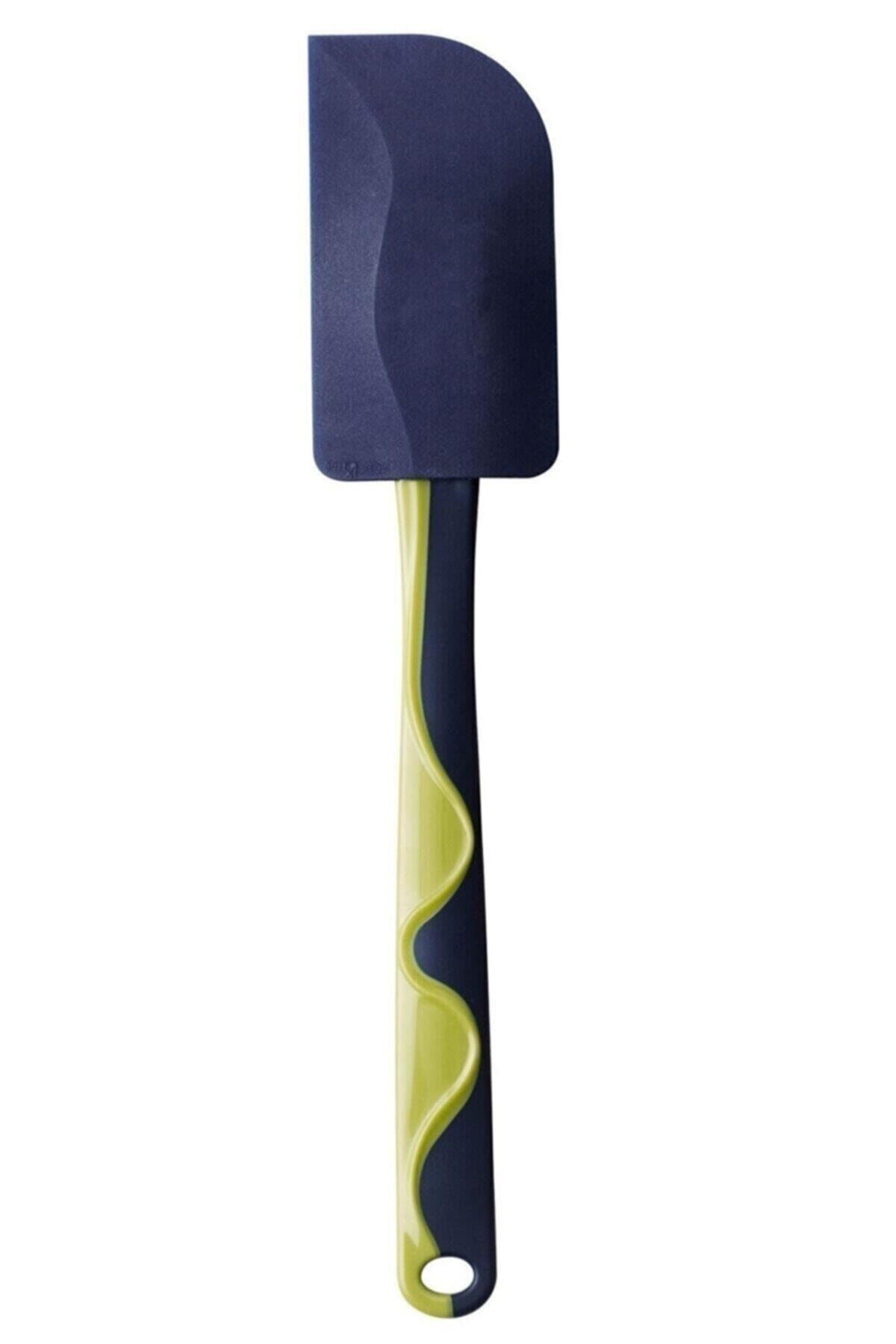 Rosso Levanto Gubbröra Yumurta Hamur Pasta Spatulası Yeşil - Mavi 1 Adet