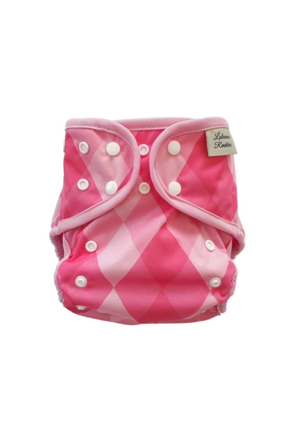 Lulunun Renkleri Çıtçıtlı Beden Ayarlanabilir Yıkanabilir Bebek Bezi Külodu + Iç Ped -4-15kg