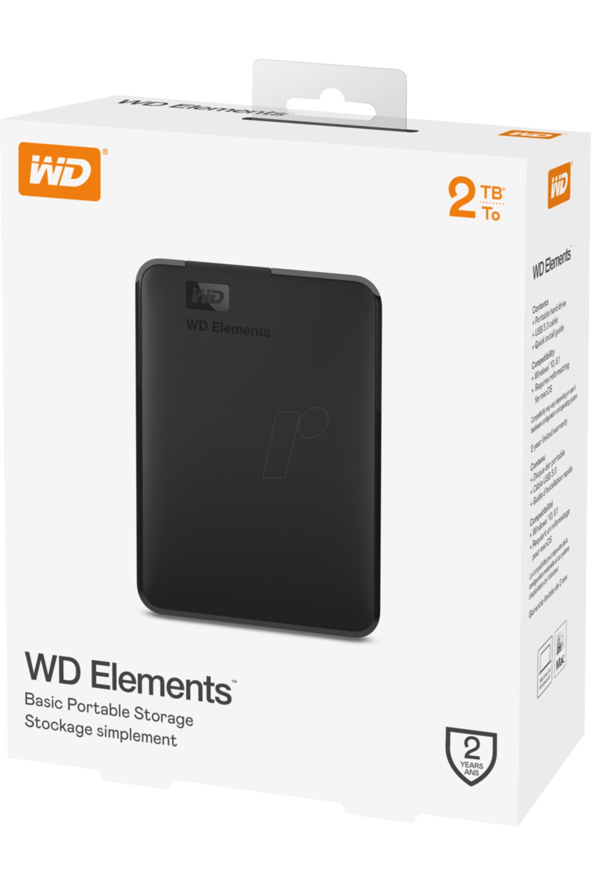 WD Elements Wdbu6y0020bbk-wesn