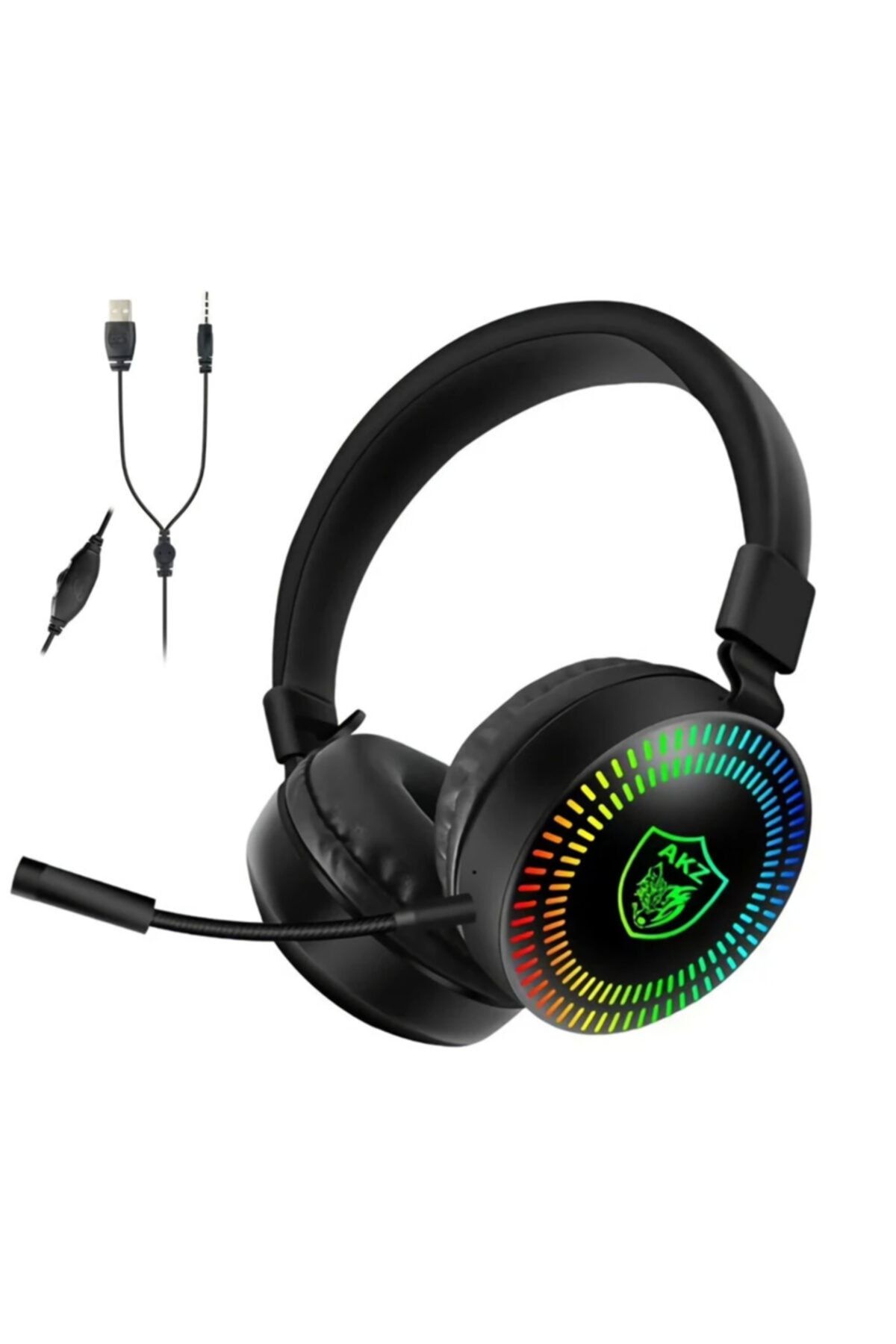 AKZ HOME Akz Gm-019 Oyuncu-gaming Kulaklık-ışıklı-ledli/ücretsiz Kargo