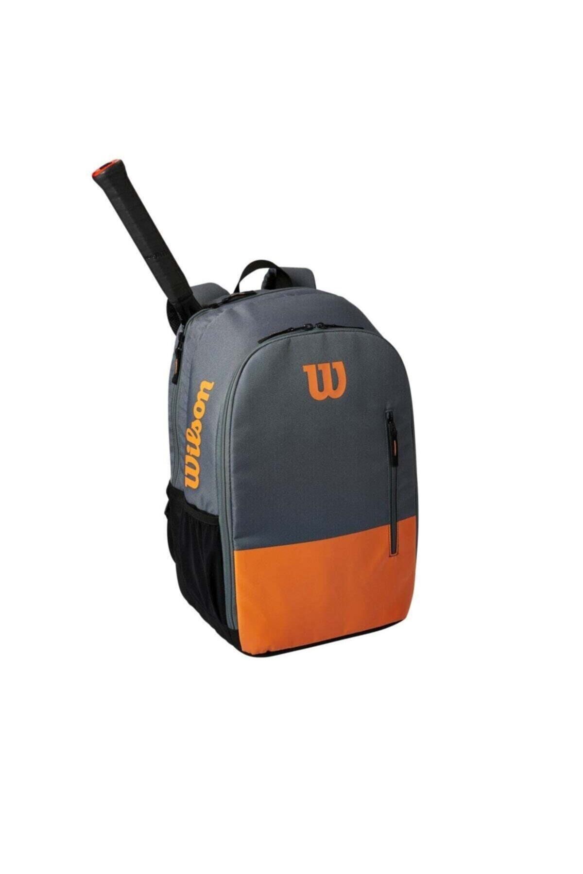 Wilson Tenis Çantası Team Backpack Gy/or (WR8009901001)