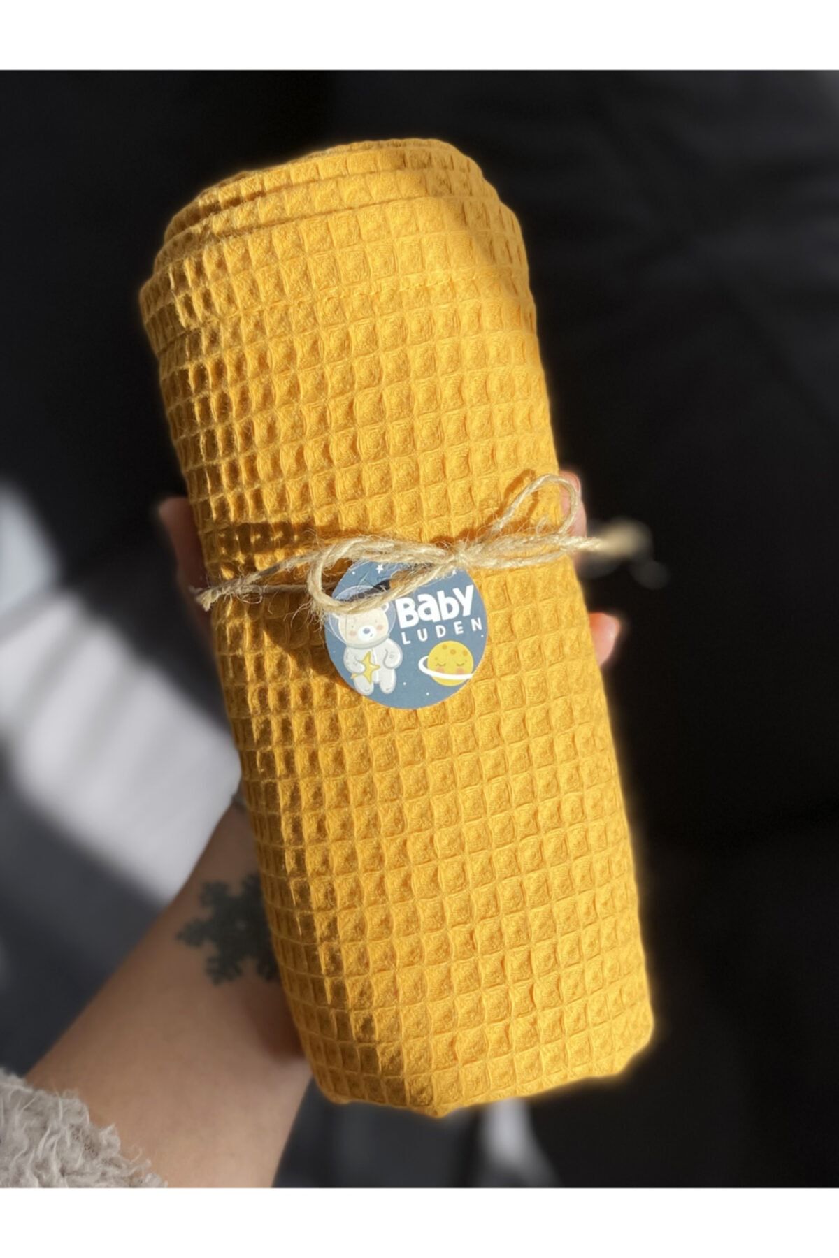 Baby Luden Pamuklu Waffle Pike