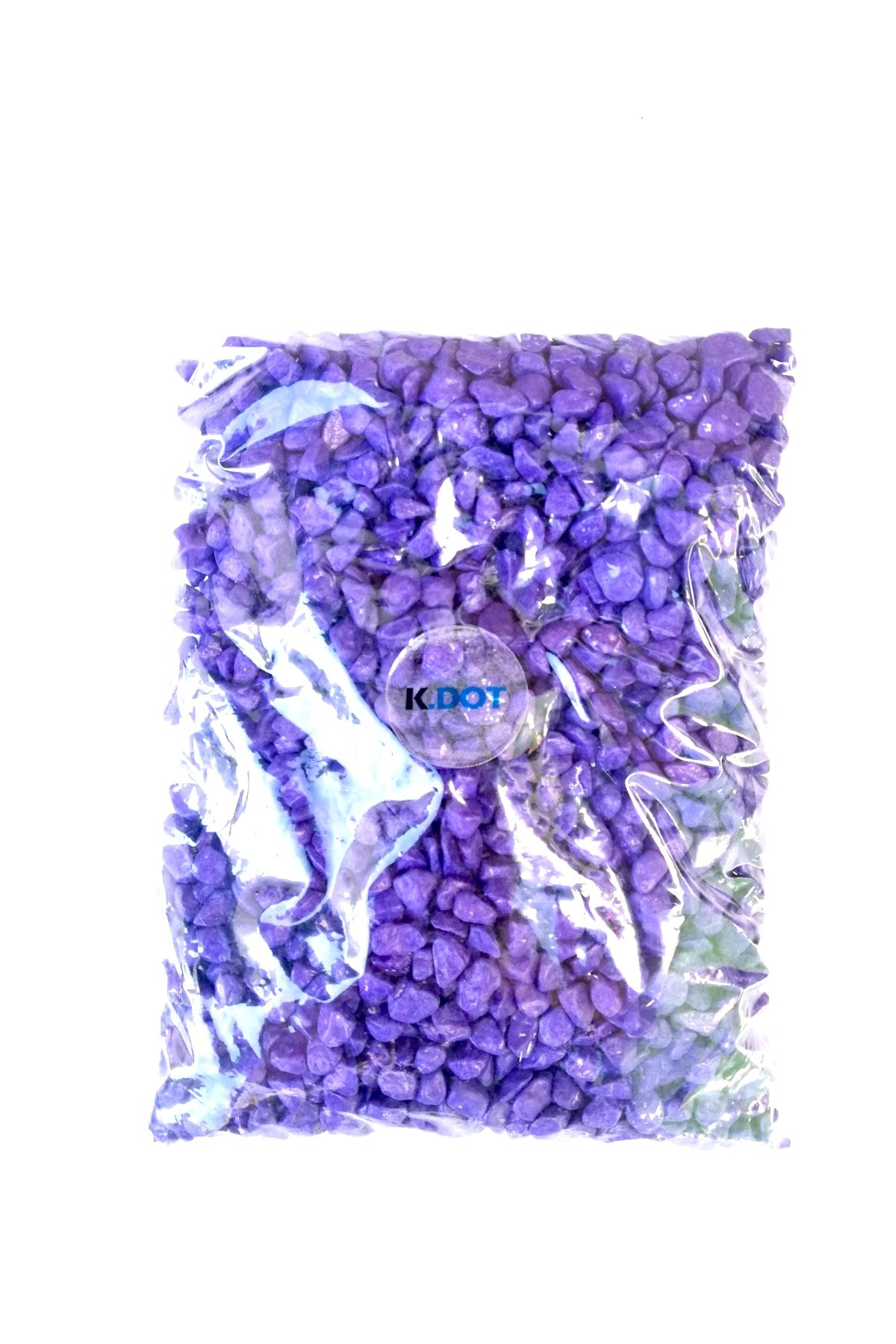 KDOT Akvaryum Ve Teraryum Mor Renkli Dekoratif Çakıl Taşı 1 Kg