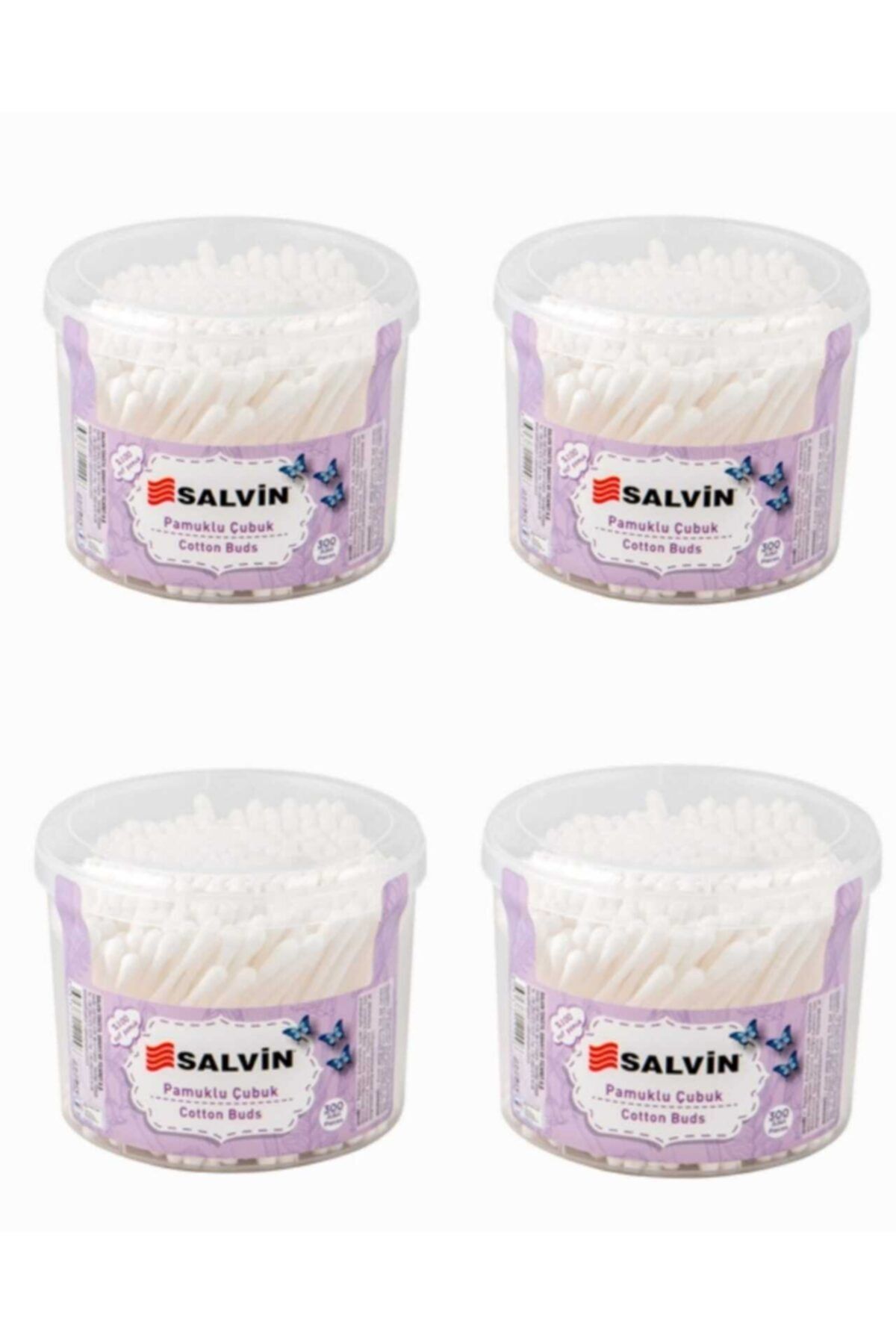 salvin Pamuklu Kulak Temizleme Çubuğu 200'lü Paket X 4 Adet