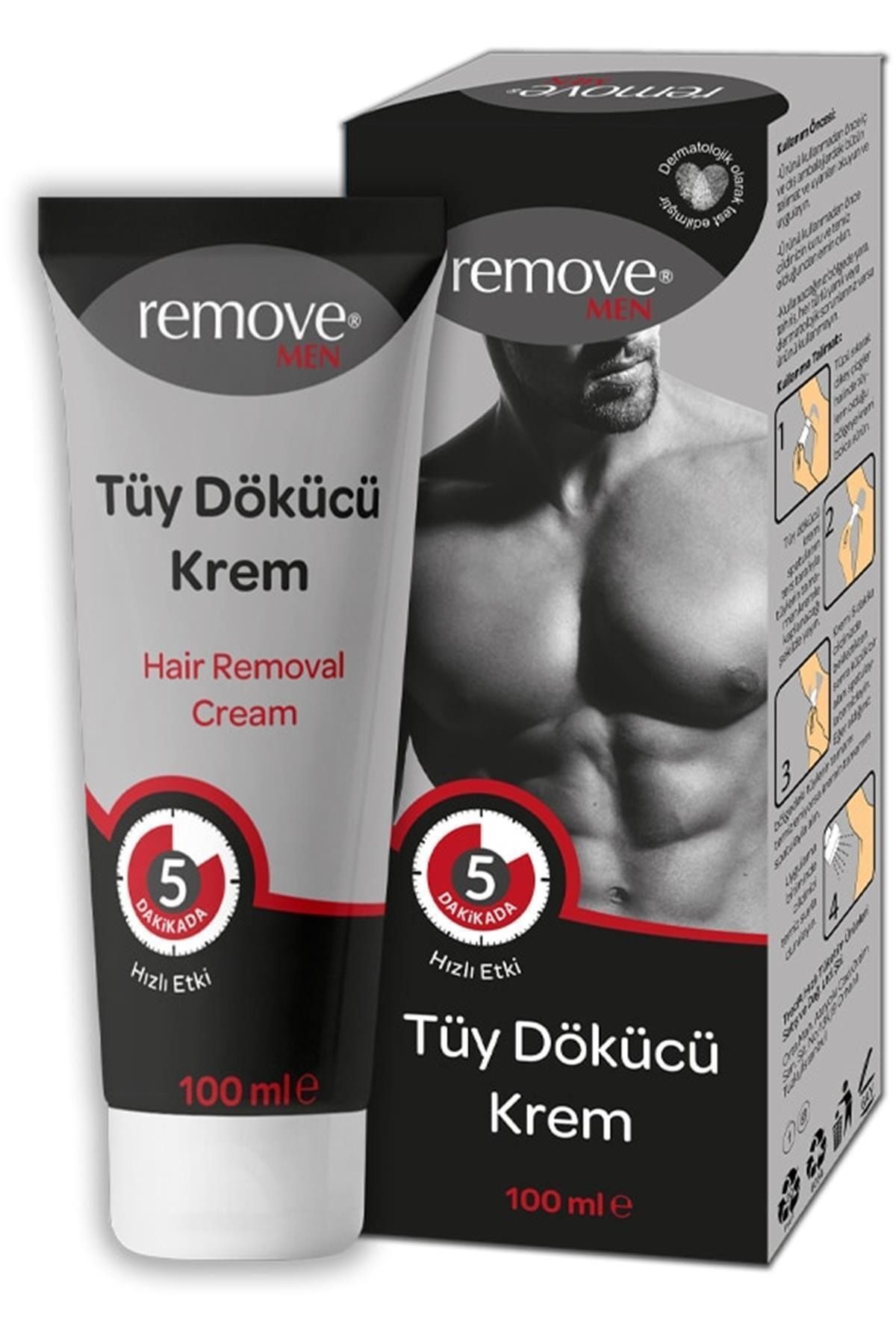 remove Erkek Tüy Dökücü Krem 100 ml