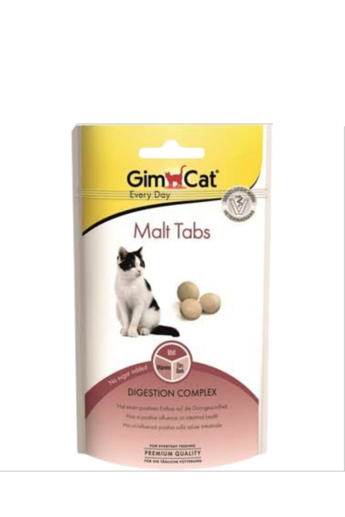 Gimcat Malt Tabs 40gr -şekersiz Vitamin Malt Kedi Ödül Tableti