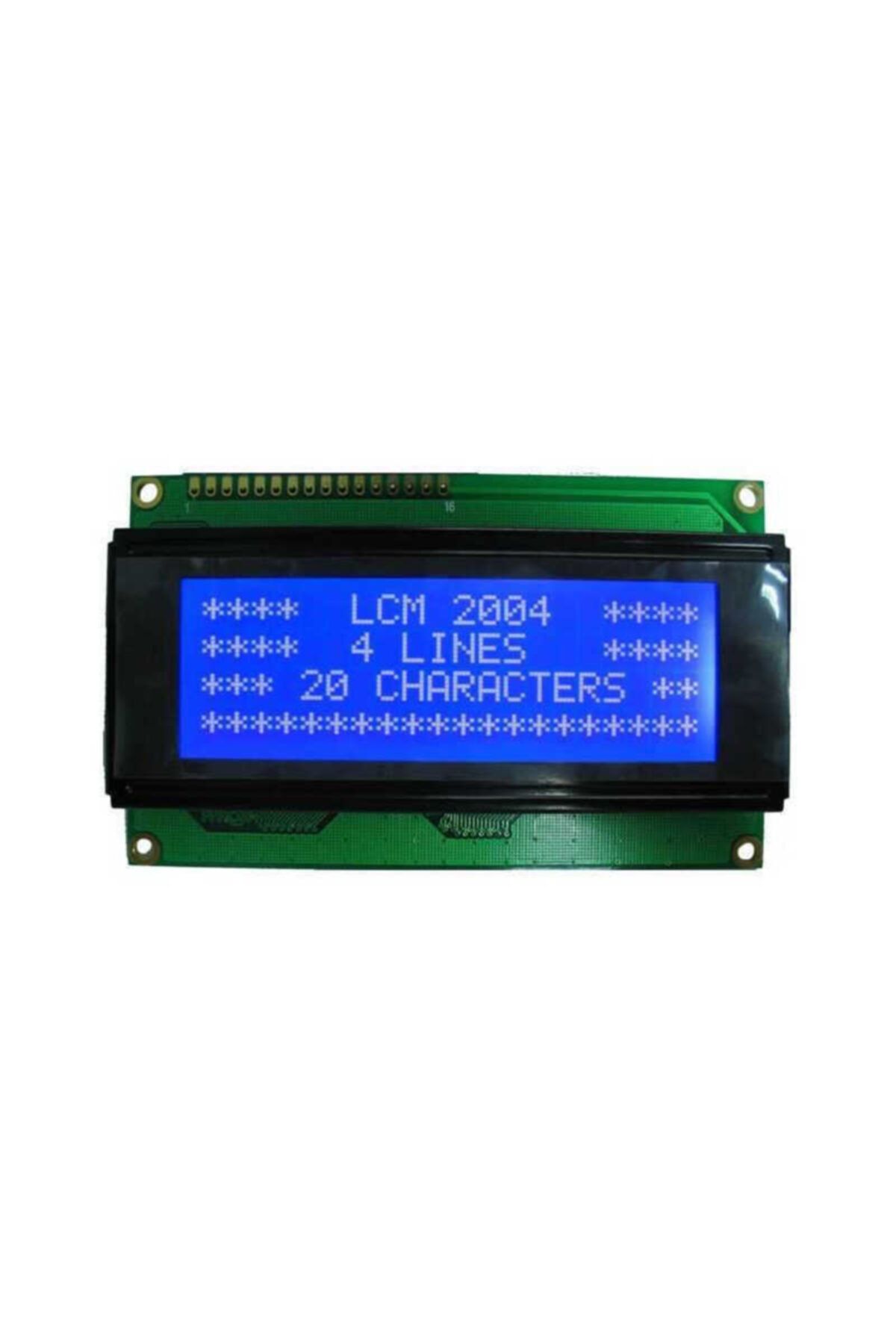 Robotistan 4x20 Lcd Ekran, Mavi Üzerine Beyaz