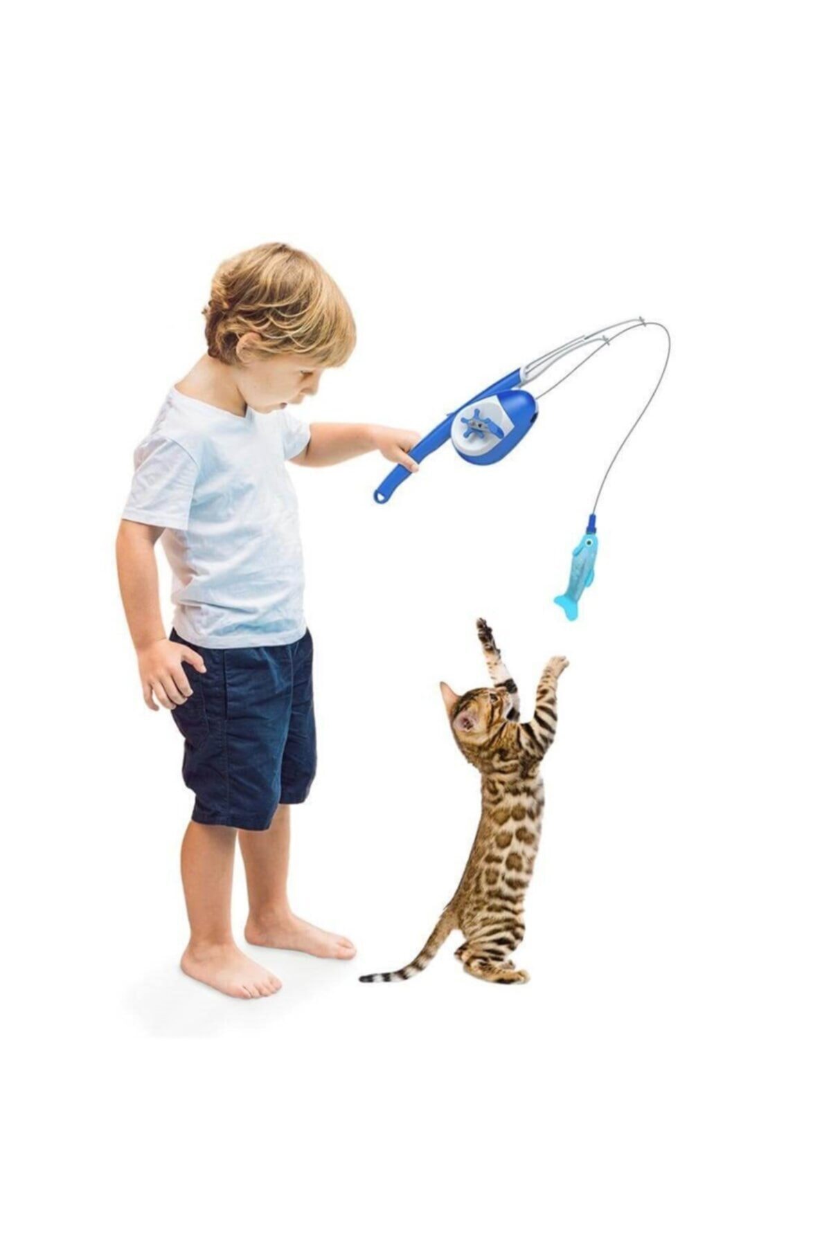Duvo +fish 'n Catch Kedi Oyun Çubuğu