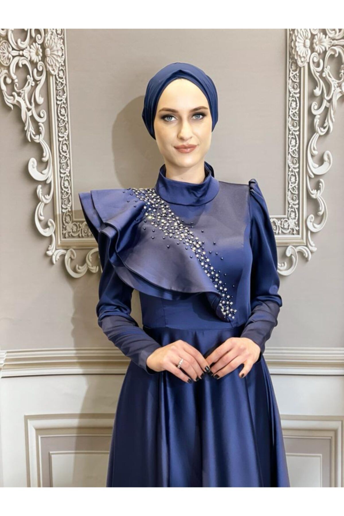 Gülşah Moda Tesettür & Hazır Türban Elmas Model Abiye