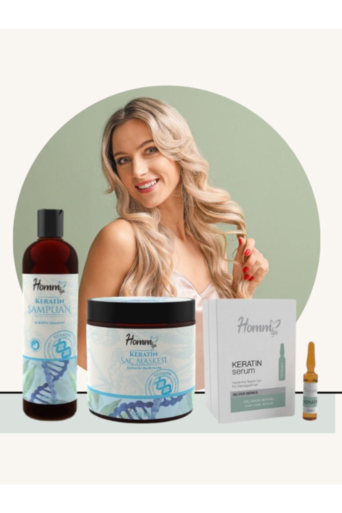 Homm Life Keratin Bakım Seti 3 Parça
