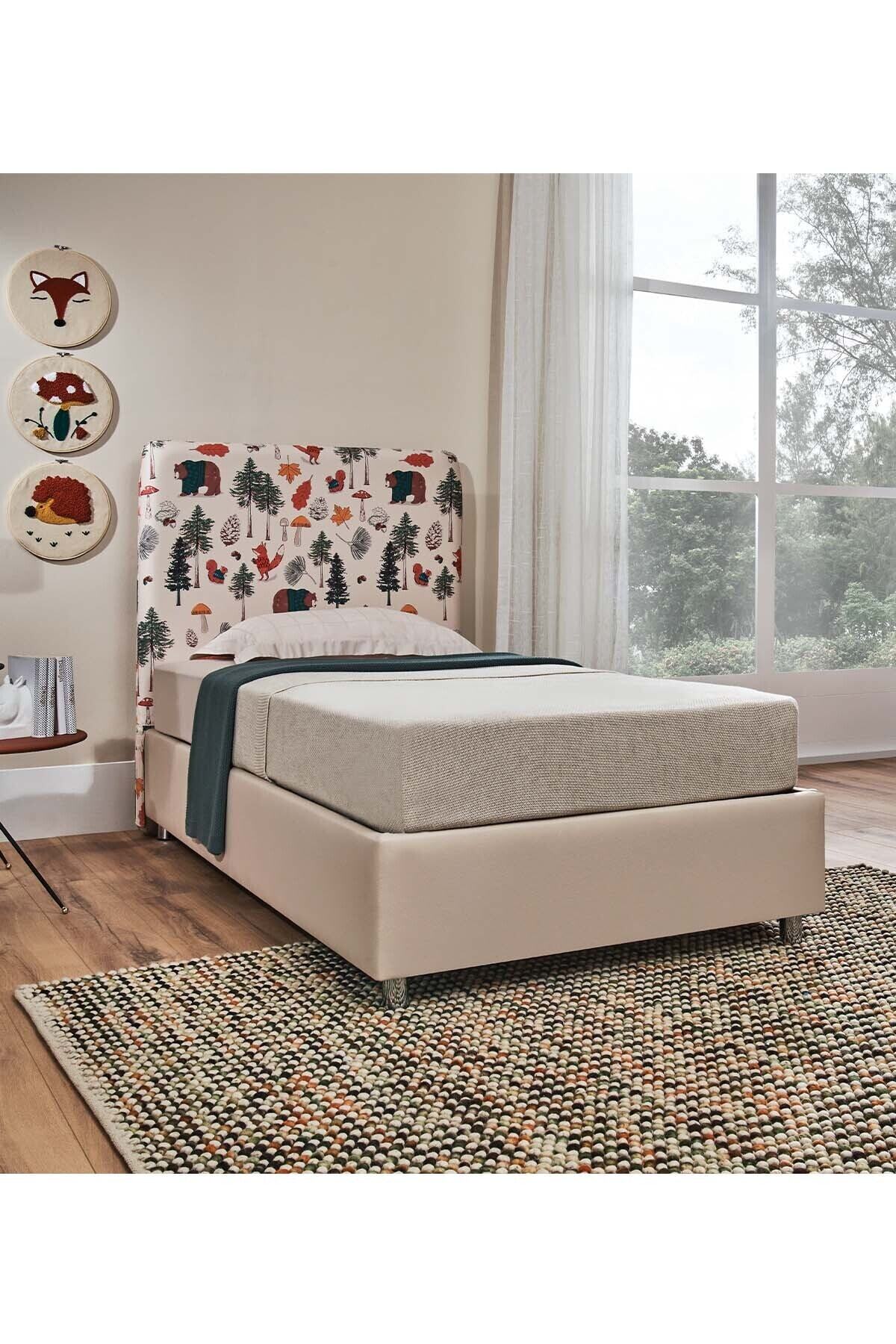 Yataş Bedding Garden (uzun) Başlık Somni Baza Multi Genç Set 120x200 - Krem