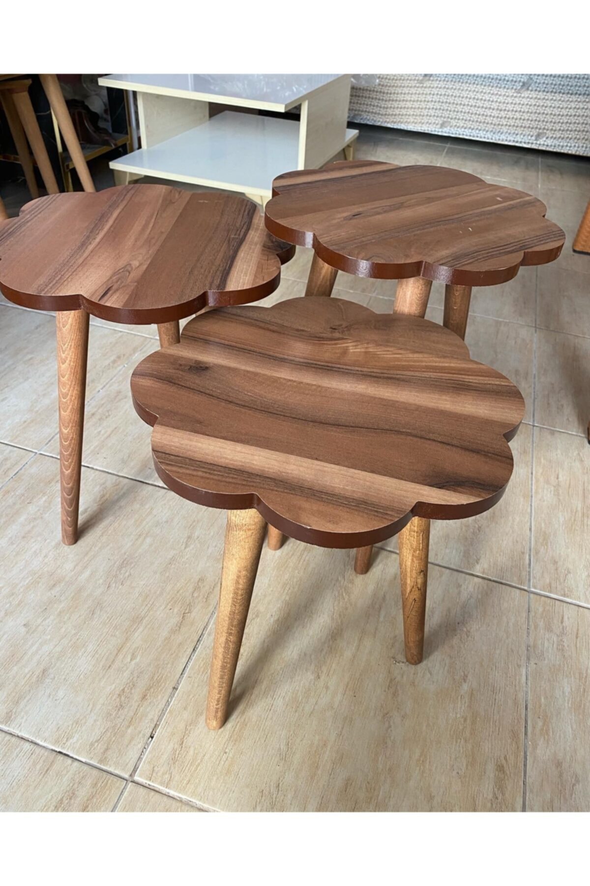 AB COLLECTİN Üçlü Sehpa Glchome