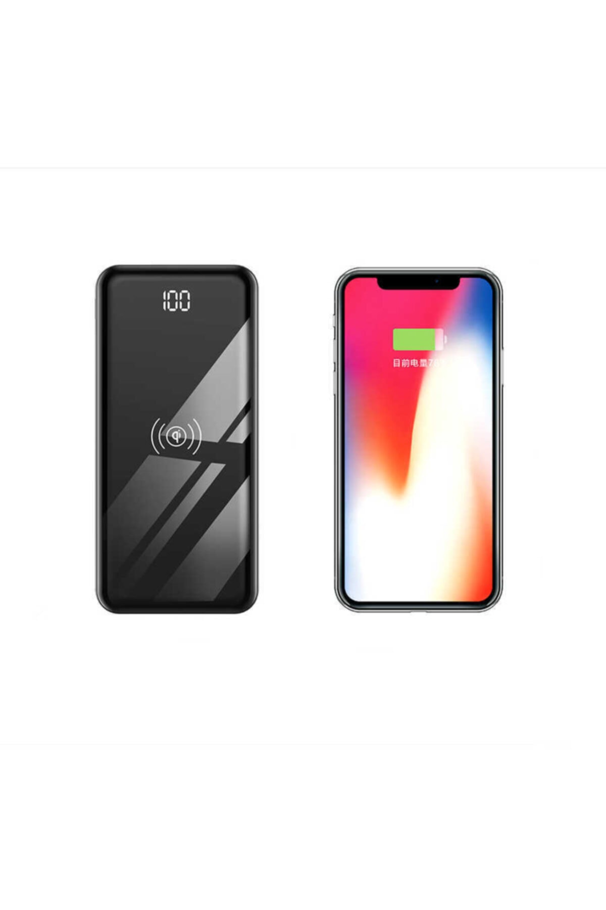 noktaks Iphone Se 2 2020 Göstergeli Wireless Şarj Özellikli Powerbank 10.000 Mah