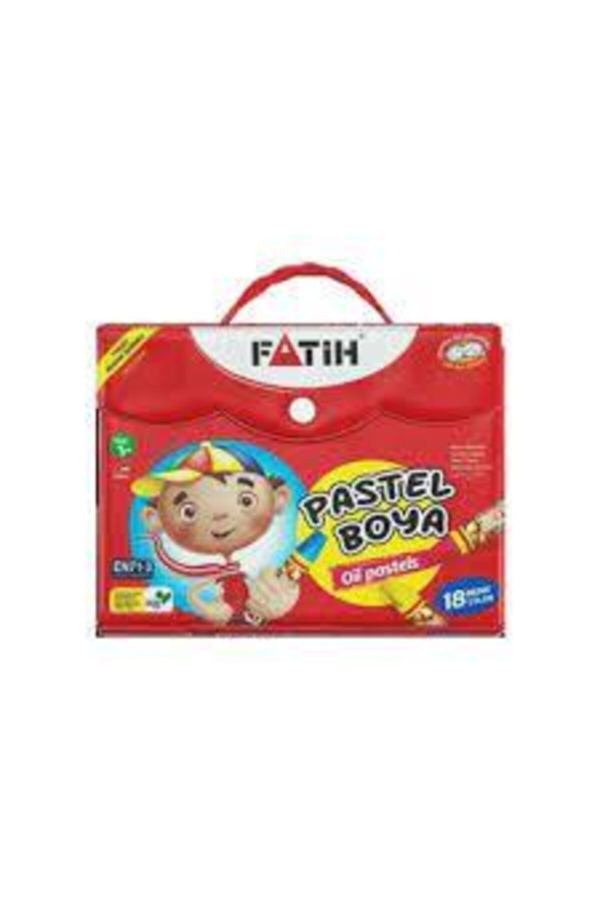 Fatih Pastel Boya 18 Renk King Size Çantalı