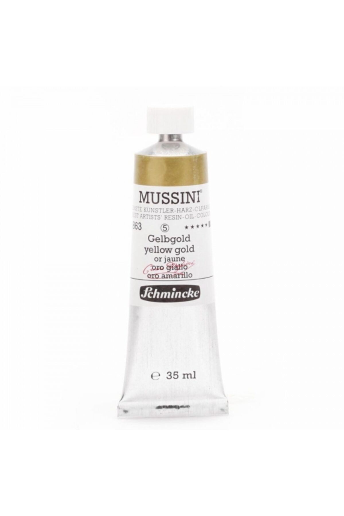 Schmincke Mussini Yağlı Boya 35ml - Yellow Gold 863 S.5
