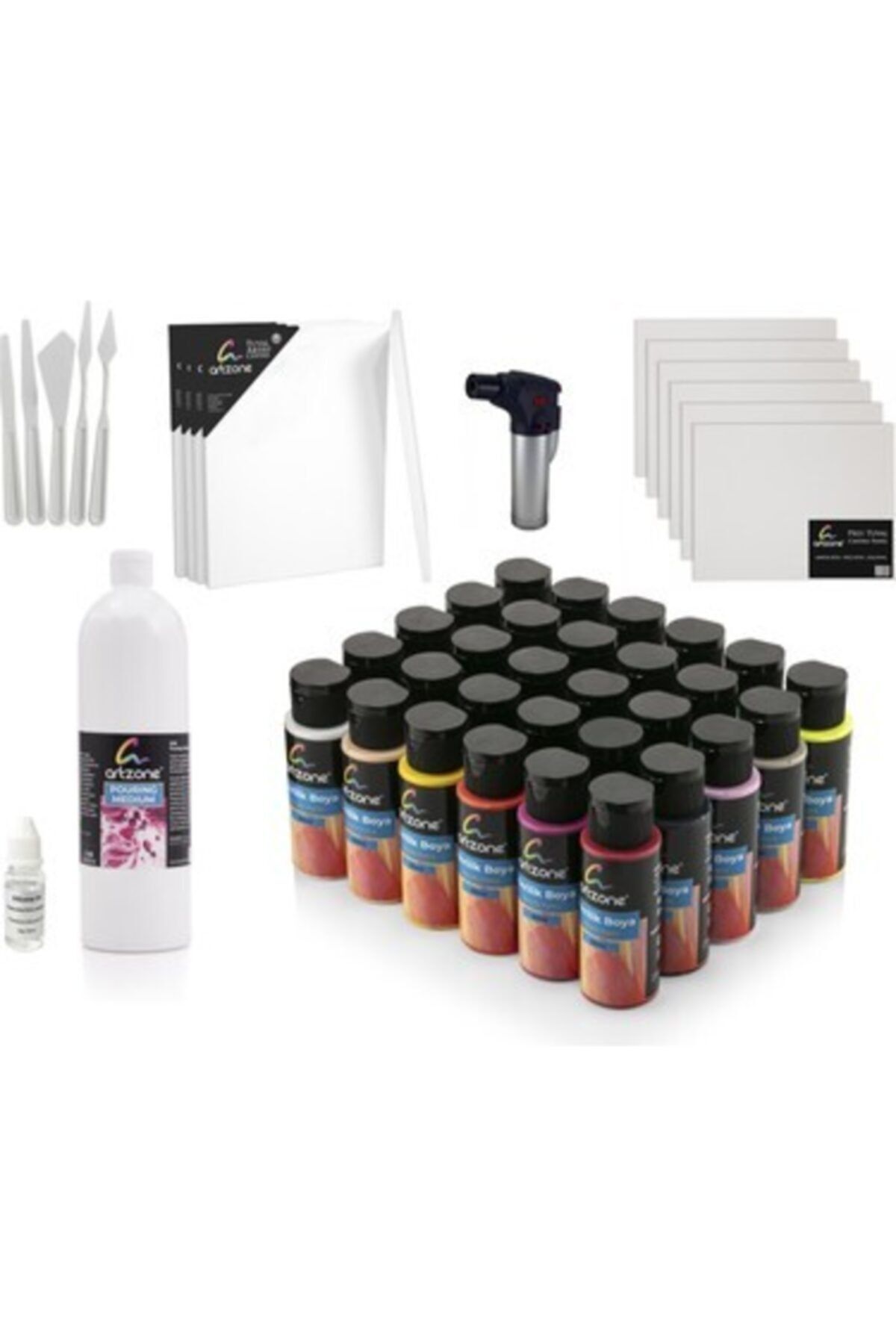 Artzone Profesyonel Pouring Set - 48
