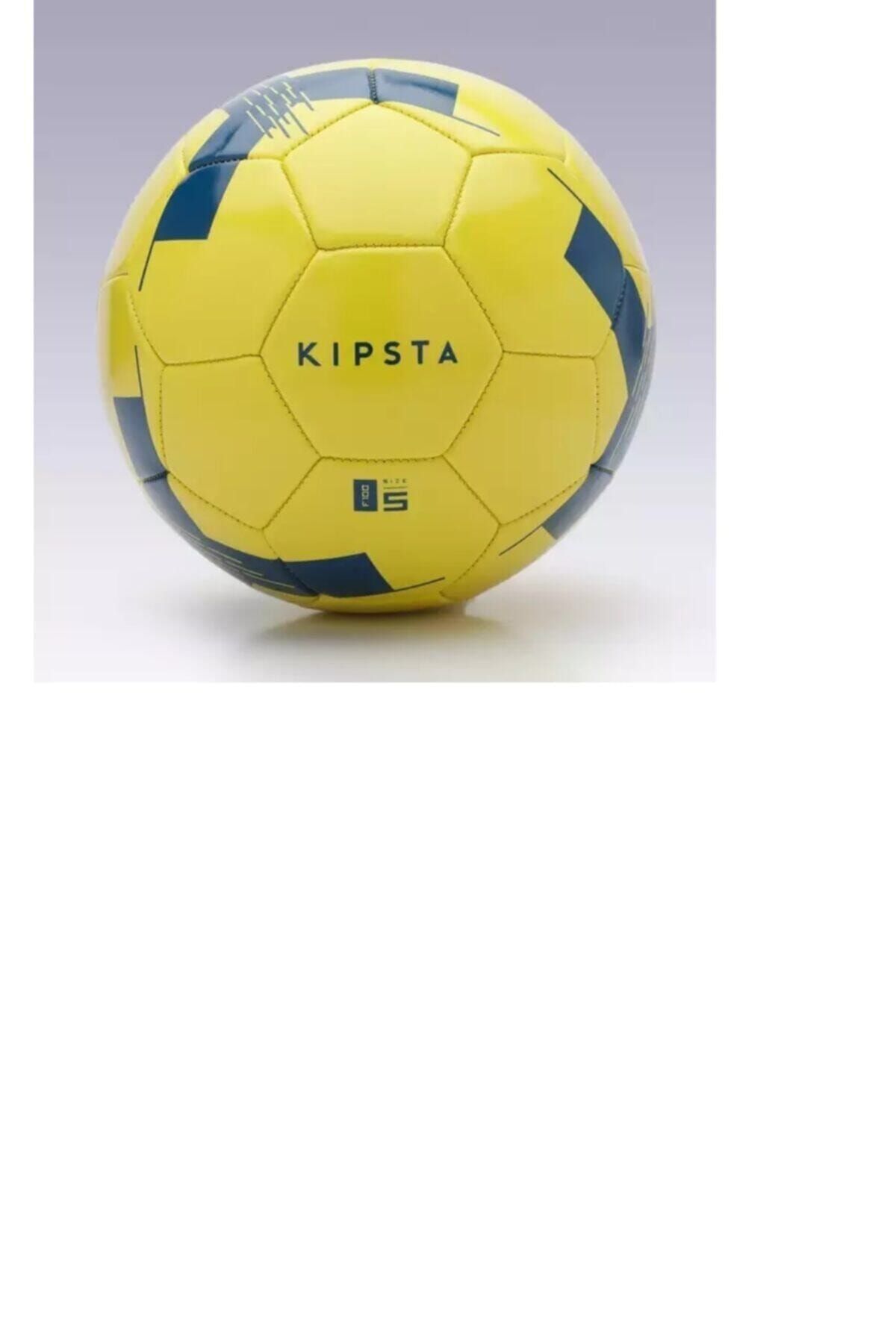 Quechua Futbol Topu 5 Numara F-100 Kipsta Sarı-Beyaz-Turuncu