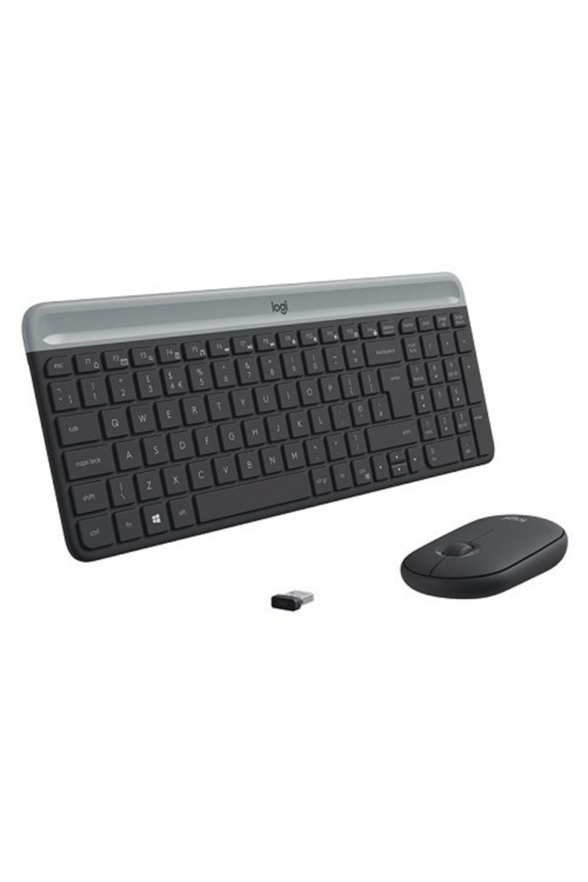 logitech Logıtech Mk470 Kablosuz Set Usb Siyah Uyumlu