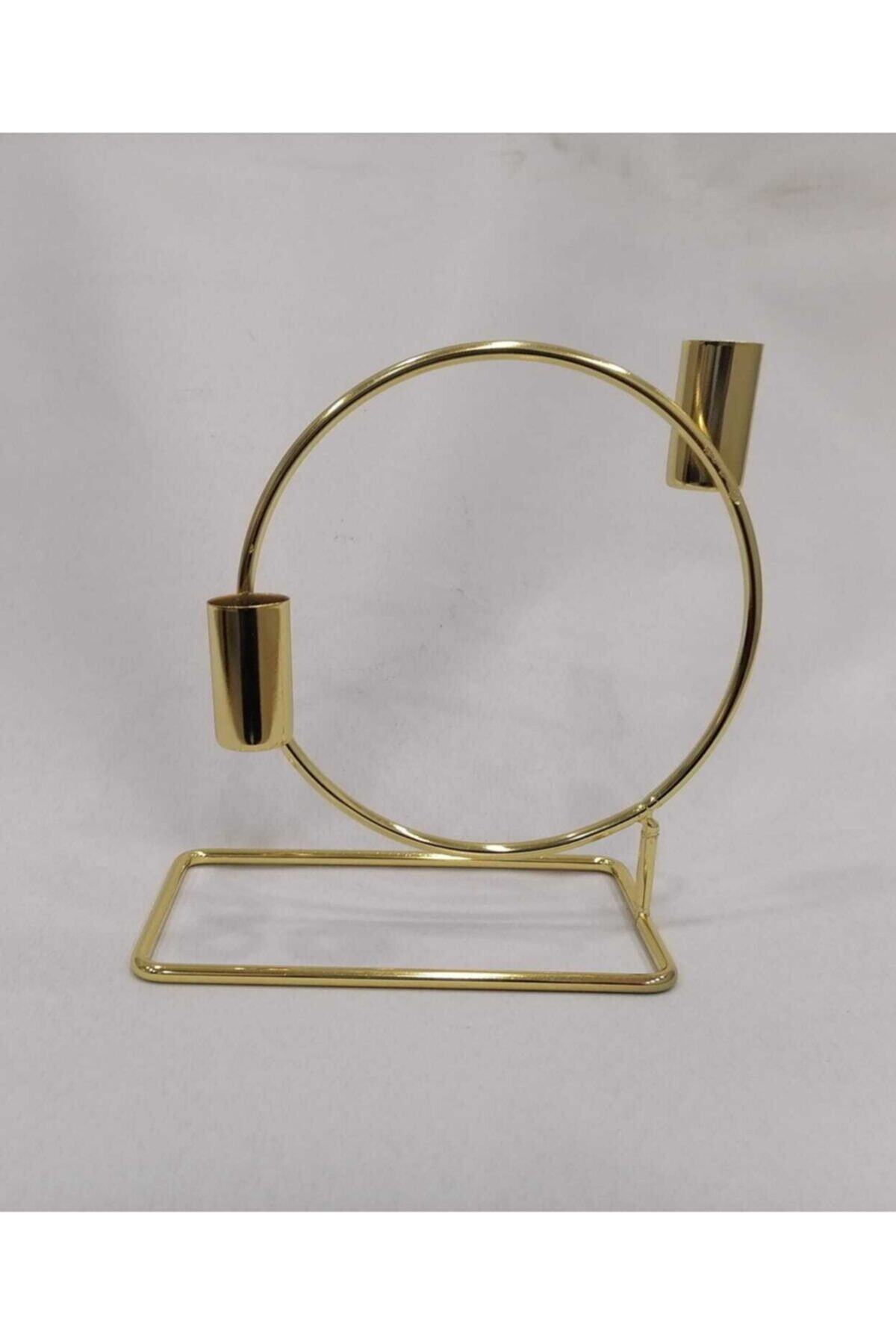 Sillage Home Şamdan, Gold 2’li Şamdan,mumluk