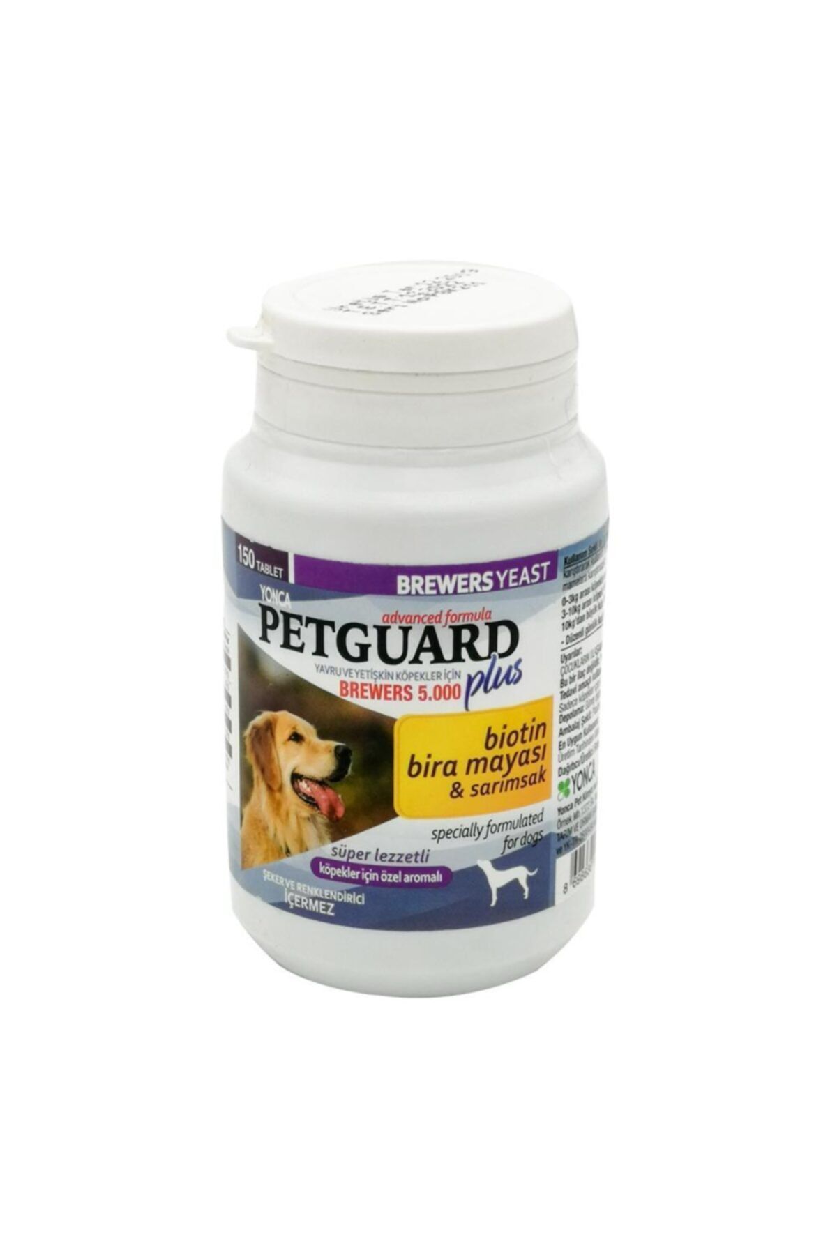 Petguard Köpek Brewers Yeast 150 Tablet Yavru Ve Yetişkin