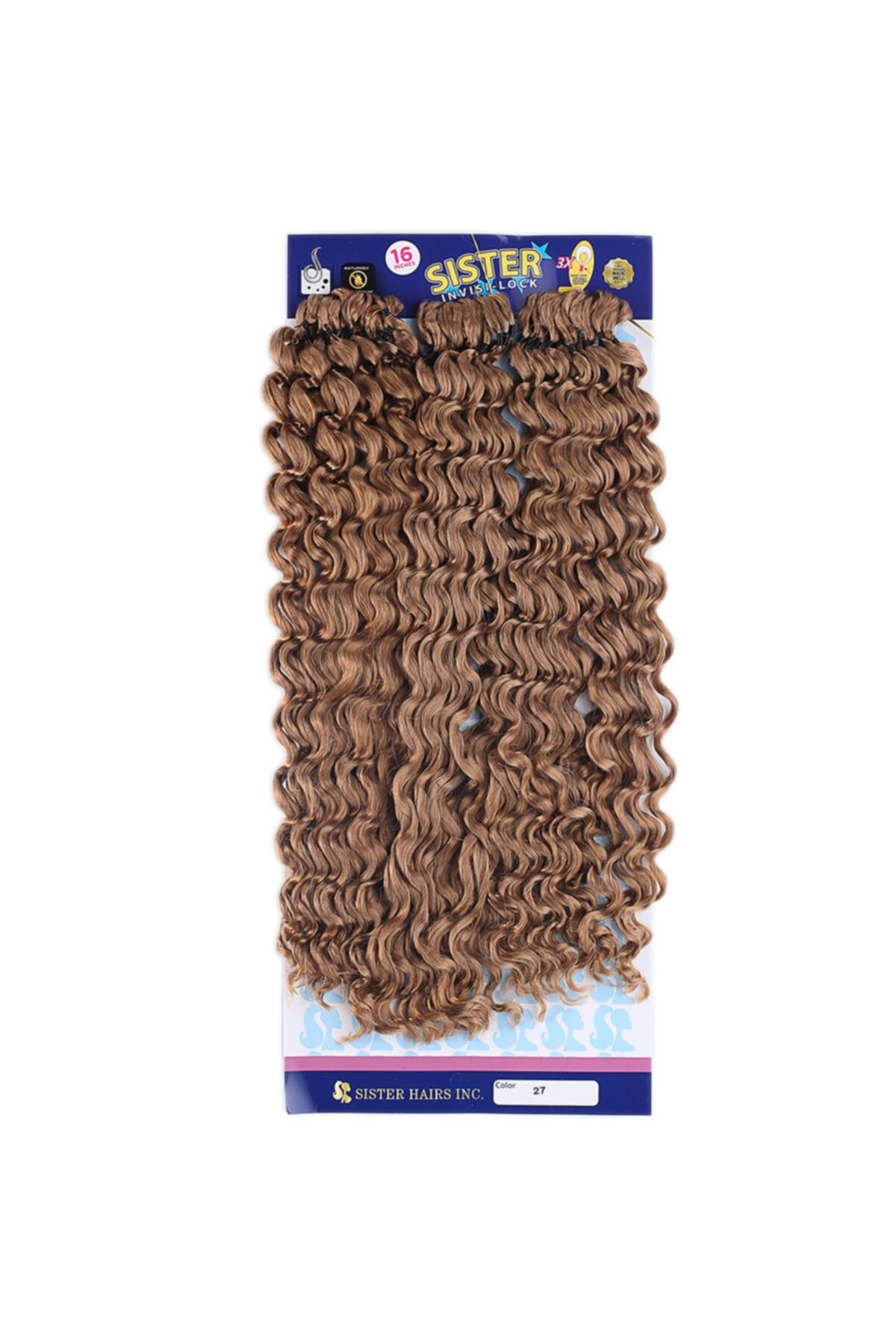 Sister InvisiLook Sister Afro Dalgası Saç - Karamel 27
