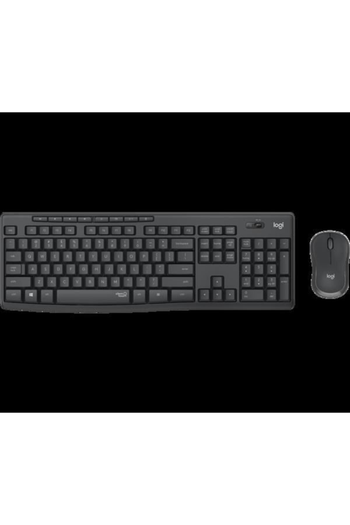 logitech Mk295 Silent Kablosuz Q Klavye Mouse Set Uyumlu