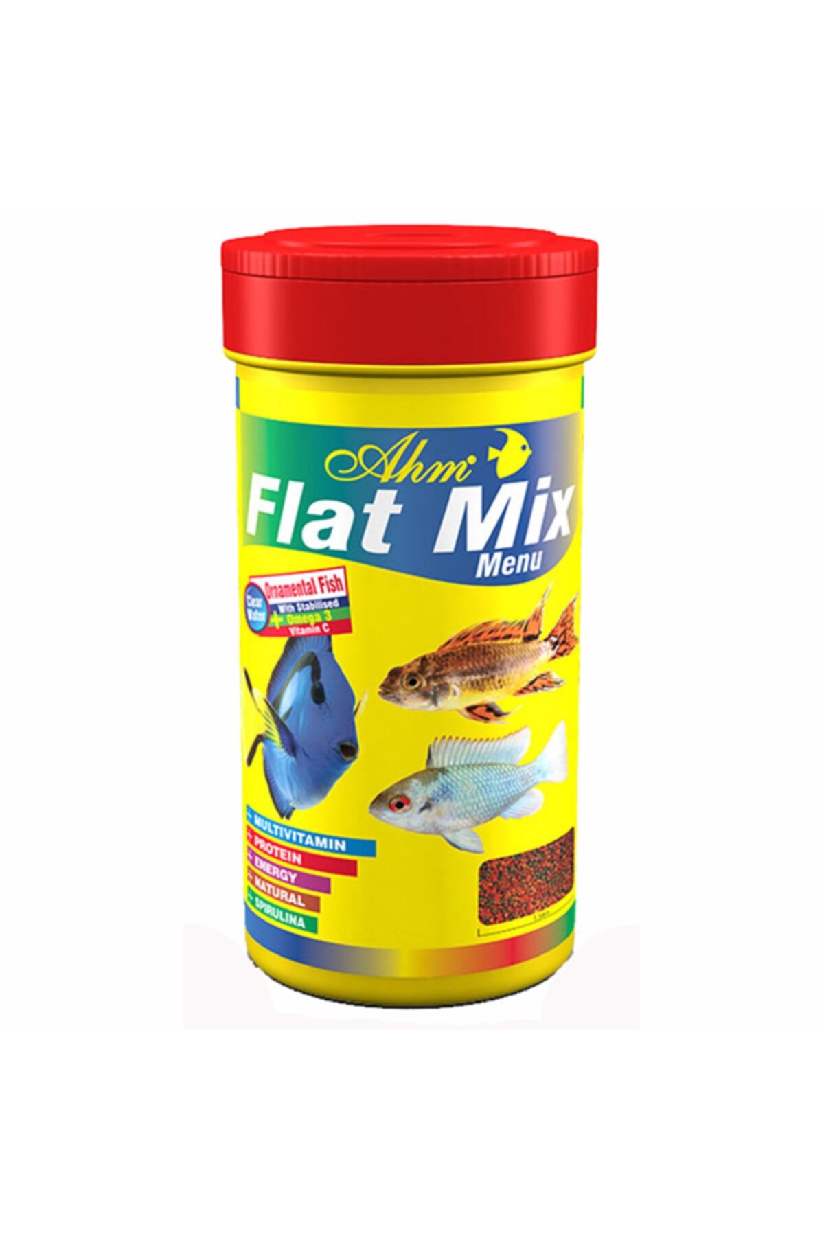 Ahm 250 Ml Premium Flat Mix Balık Yemi