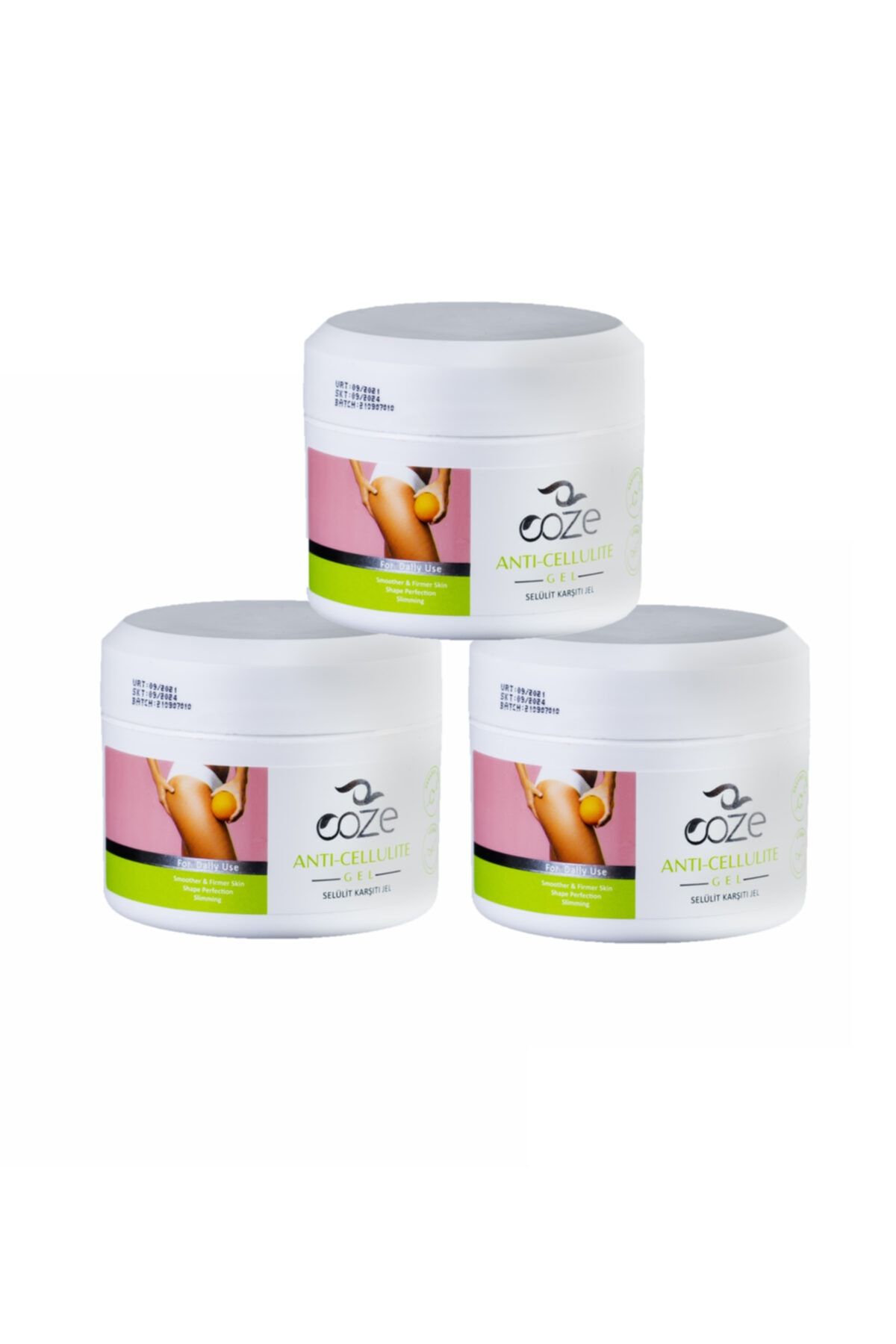 Ooze Anti-cellulite Gel Vegan Selülit Karşıtı Jel 150 ml X 3 Adet