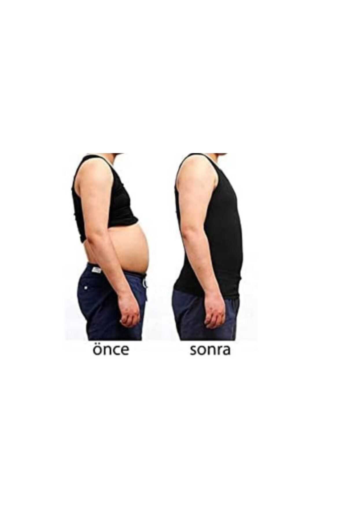 Inner Vision Karın Ve Bel Bölgesini Sağlamlaştıran Sırtı Destekleyen Dar Kalıp Erkek Spor Korse, Atlet