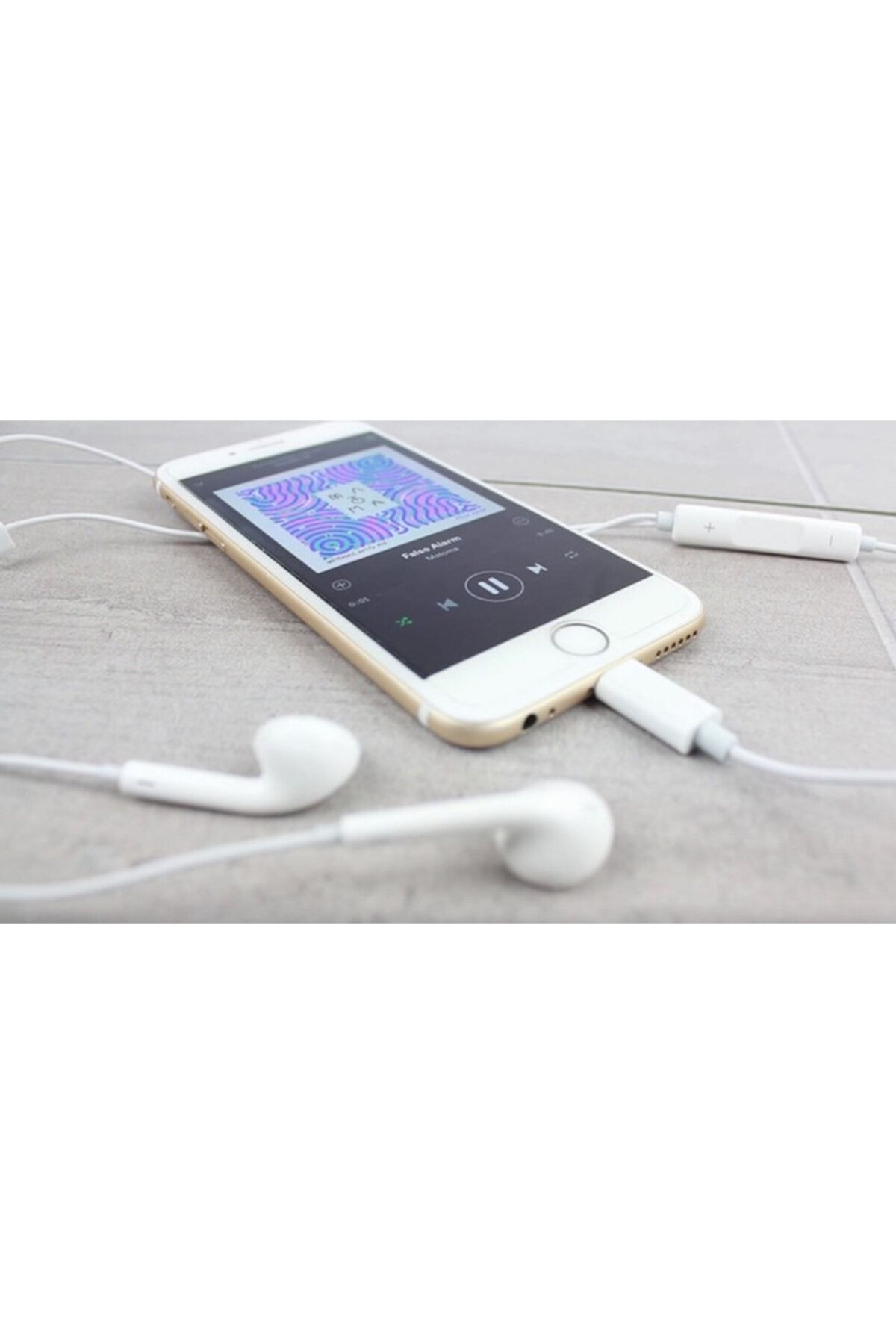 TEKNOHANEM Apple Iphone 7 Plus Uyumlu Bluetoothlu Lighting Konnektörlü Lighting Kulaklık