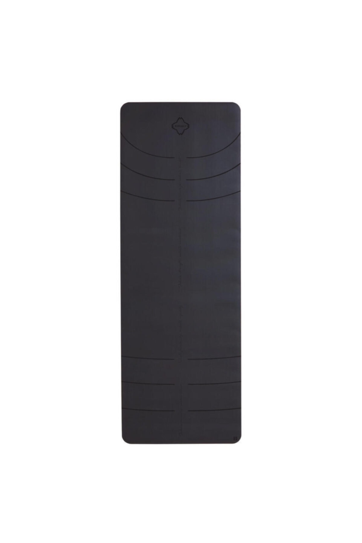 KIMJALY Yoga Matı Antreman Fitnıs Spor - 3 Mm - Siyah - Grıp+