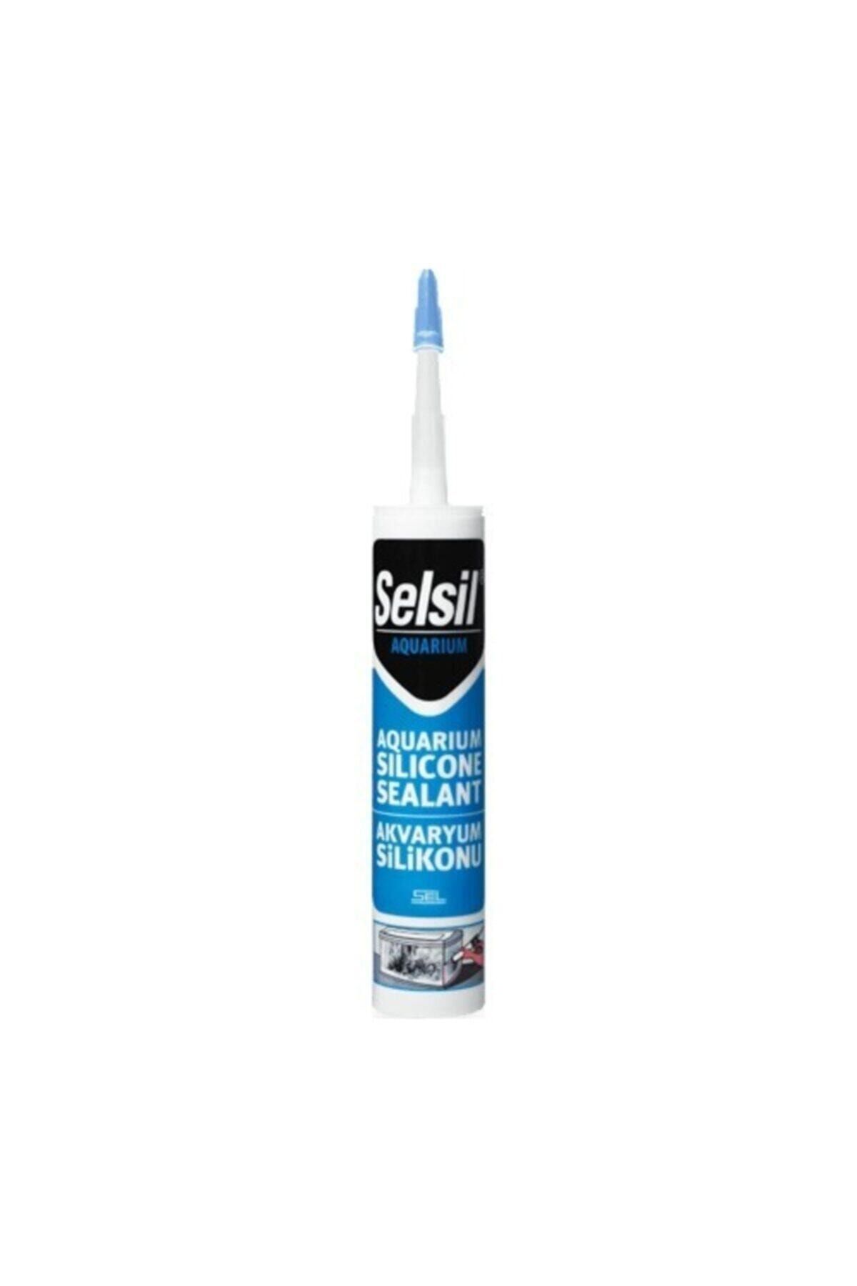 Selsil Akvaryum Silikonu Şeffaf 300 ml