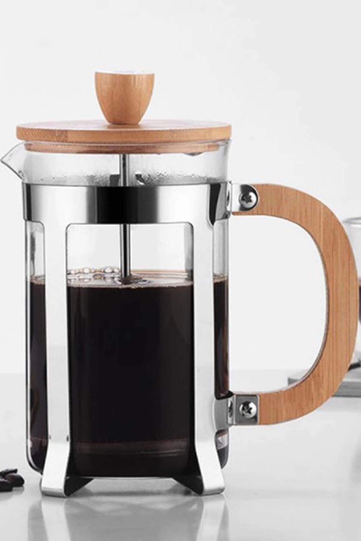 Avantagehome Darling Bambulu Cam French Press 1000 ml