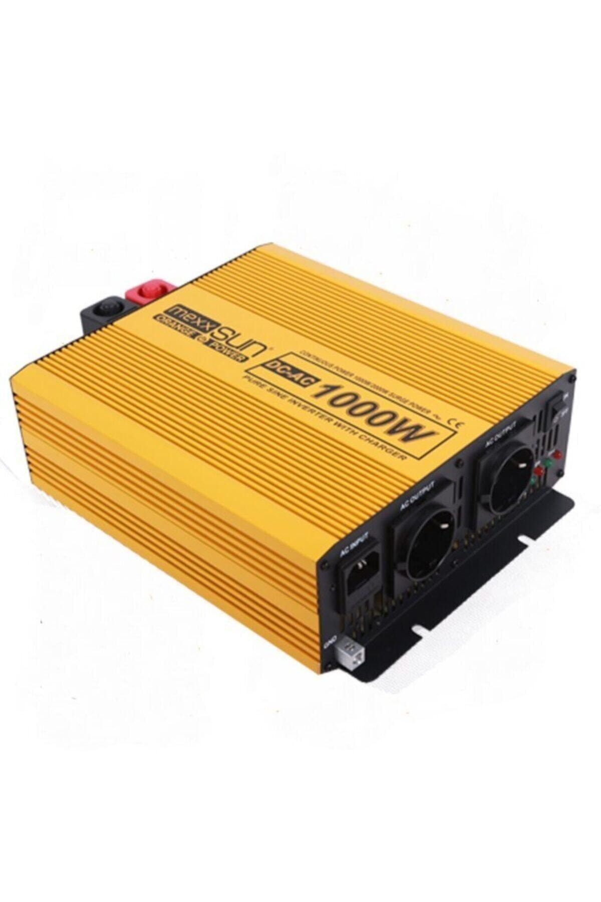 MEXXSUN 1000 Watt 12 Volt Invertör Tam Sinüs Şarjlı Inverter