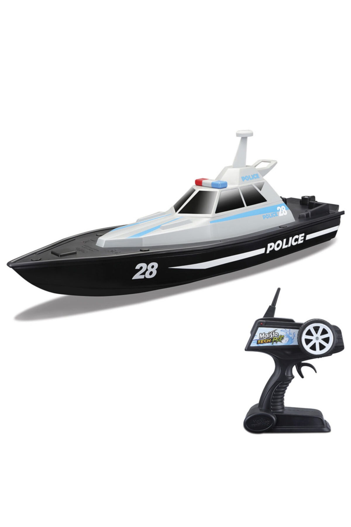 NECO TOYS Maisto Tech Uzaktan Kumandalı Polis Teknesi 34 cm