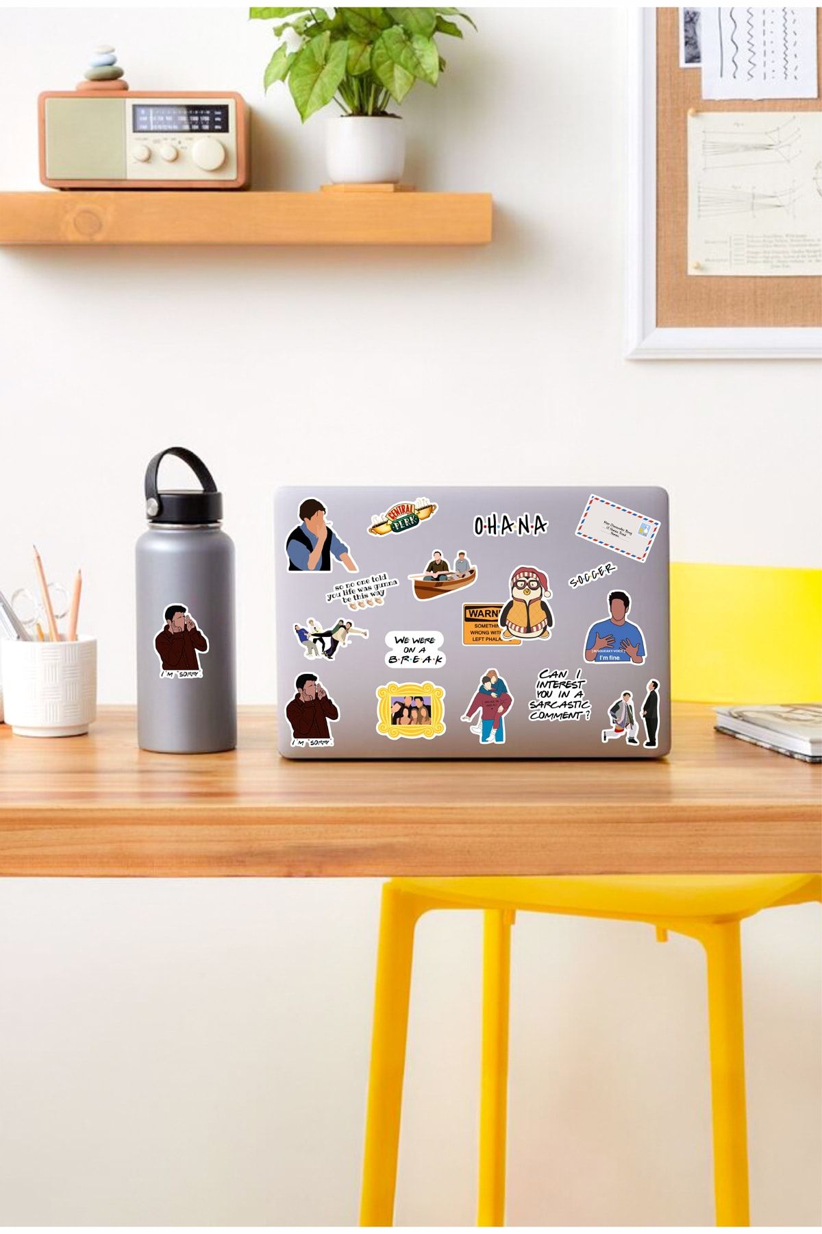 AR Sticker - Friends Laptop Notebook Tablet Sticker Set 3