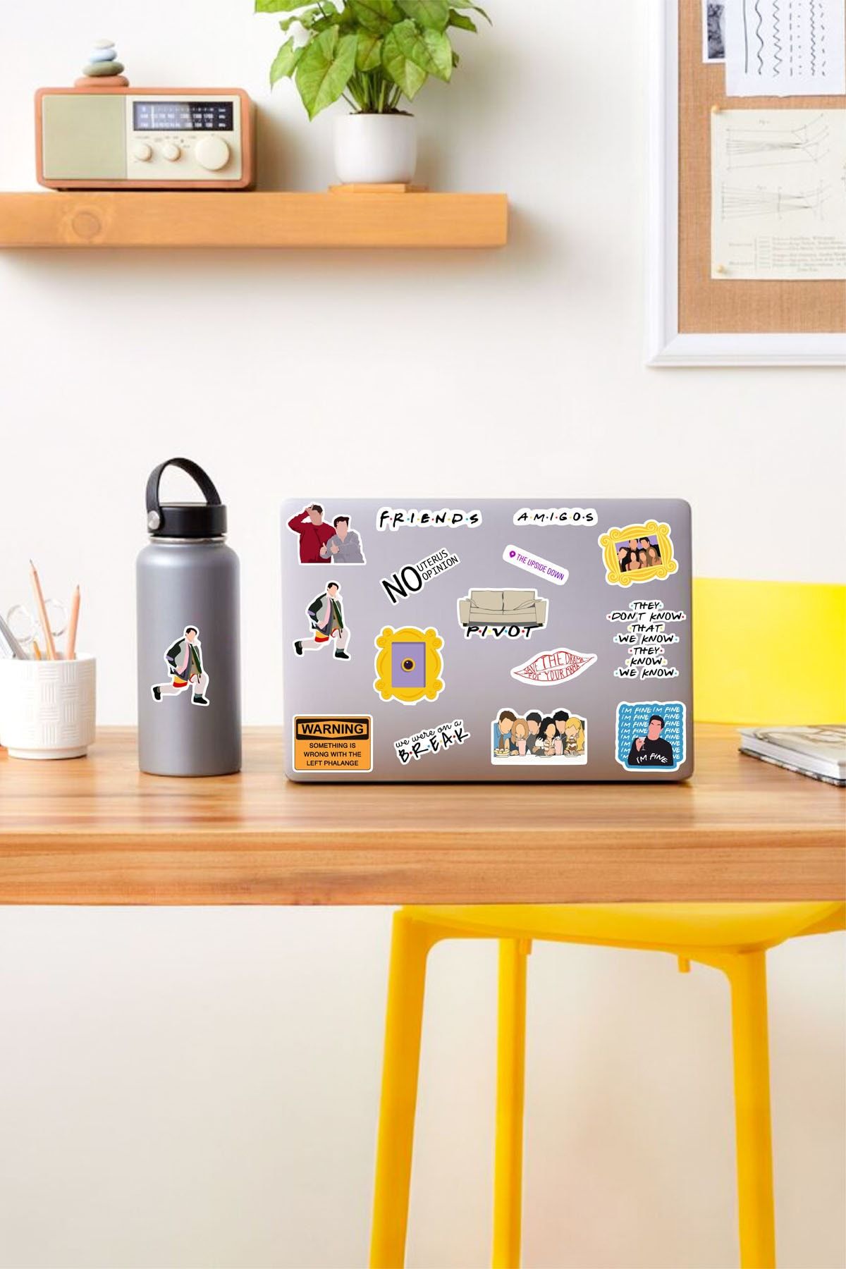 AR Sticker - Friends Laptop Notebook Tablet Sticker Set 1