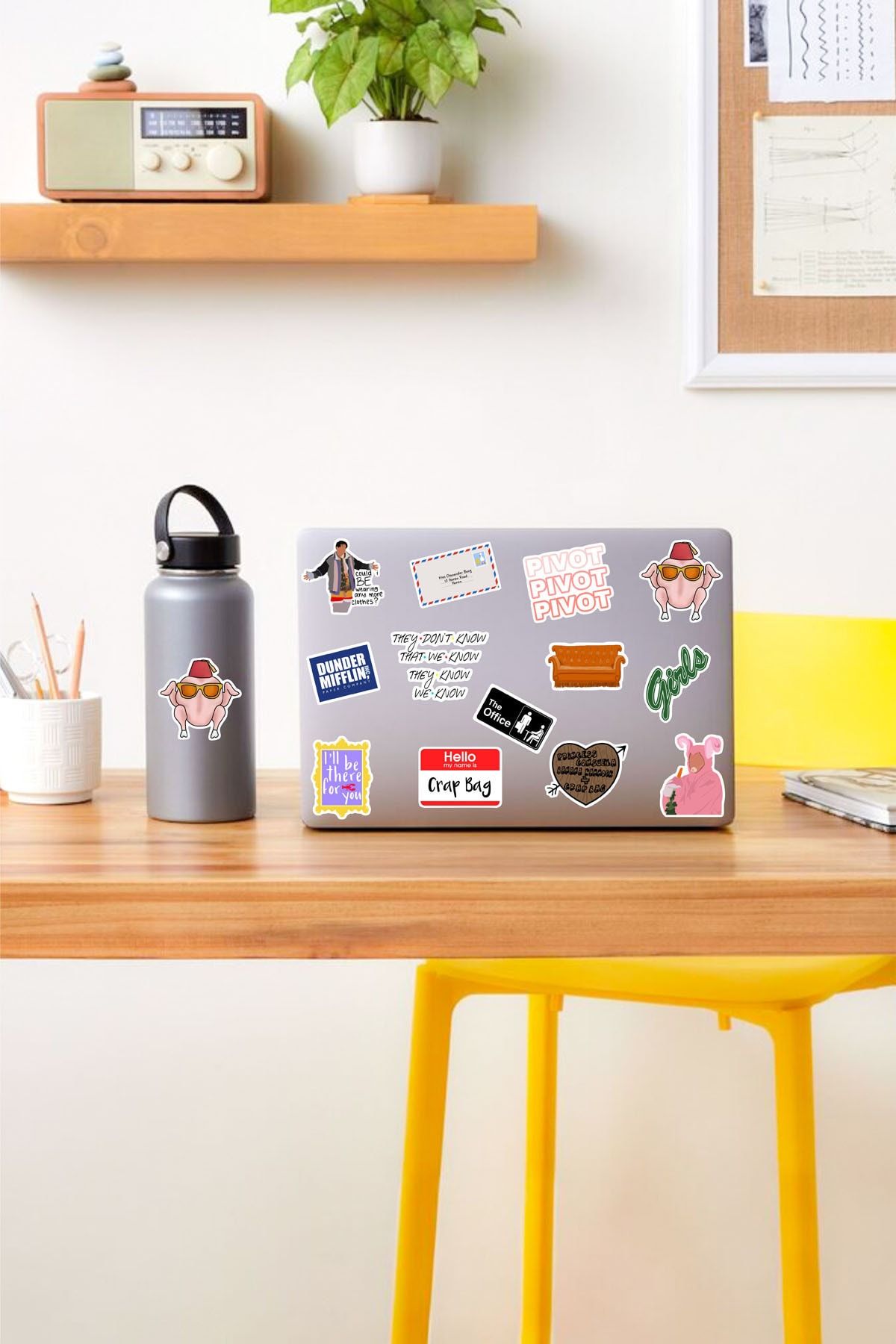 AR Sticker - Friends Laptop Notebook Tablet Sticker Set 2