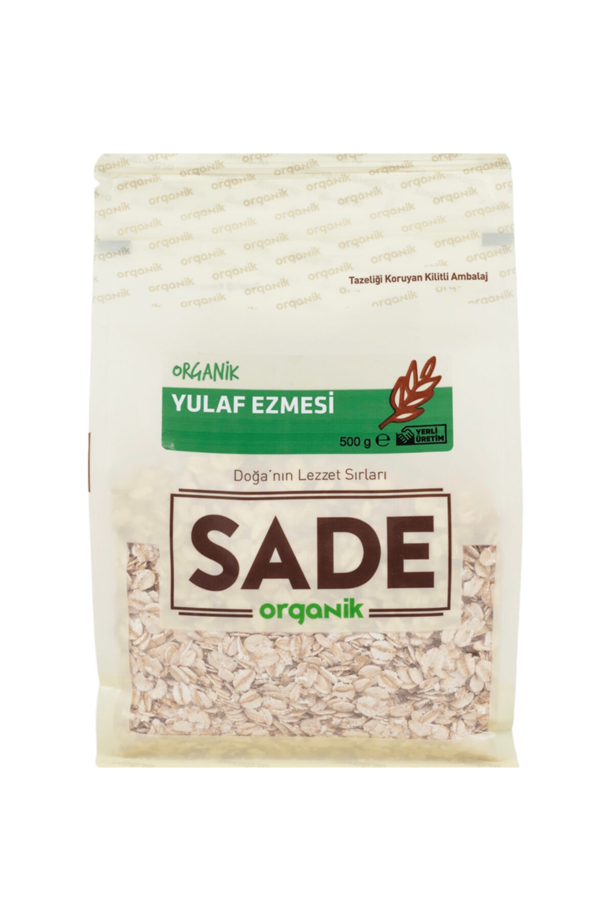 Sade Organik Yulaf Ezmesi 500g