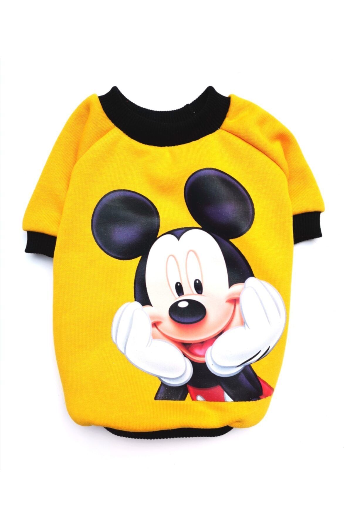 PATİBÖR Sarı Mickey Mouse Sweat Köpek Kıyafeti