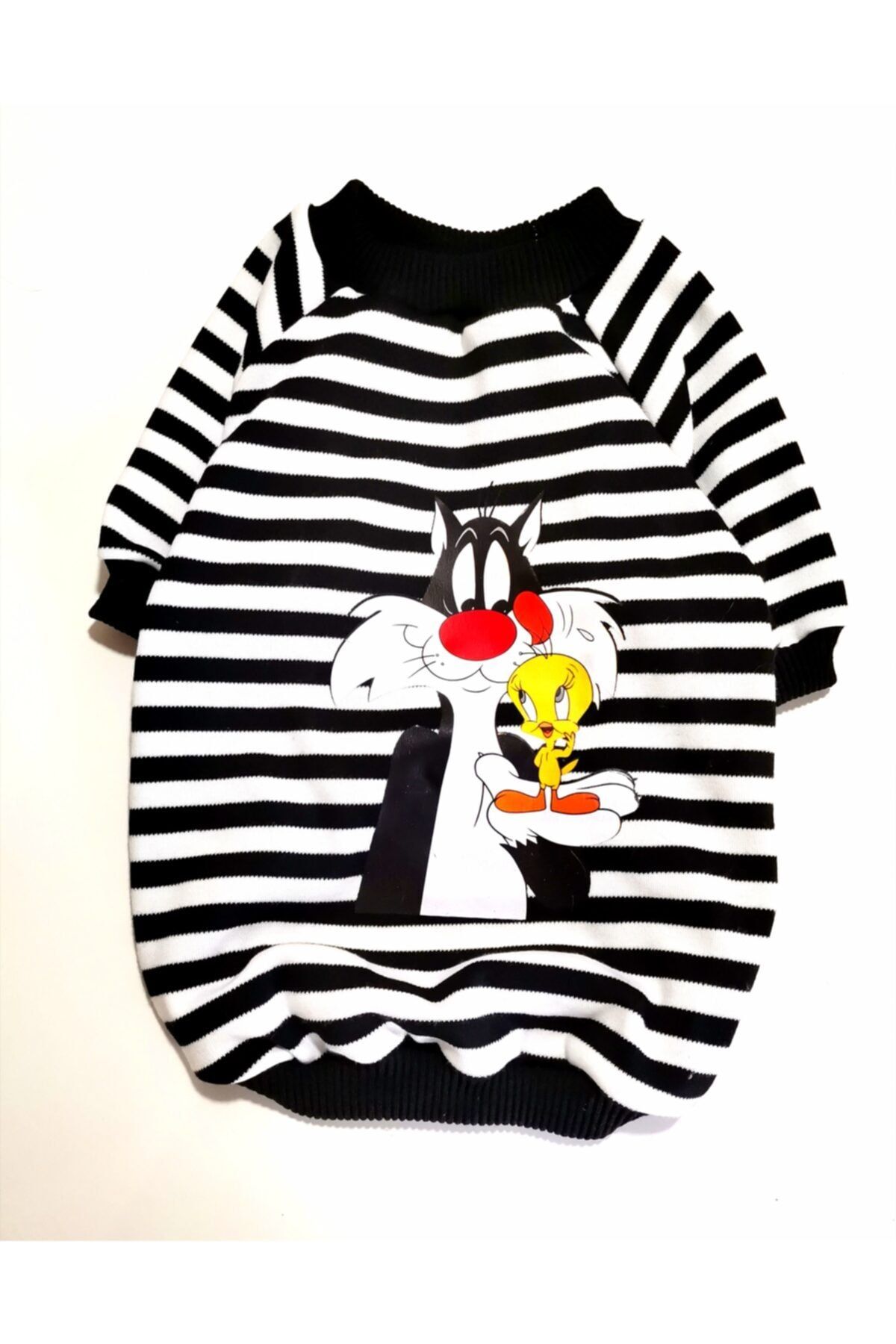PATİBÖR Siyah Sylvester Ince Tshirt