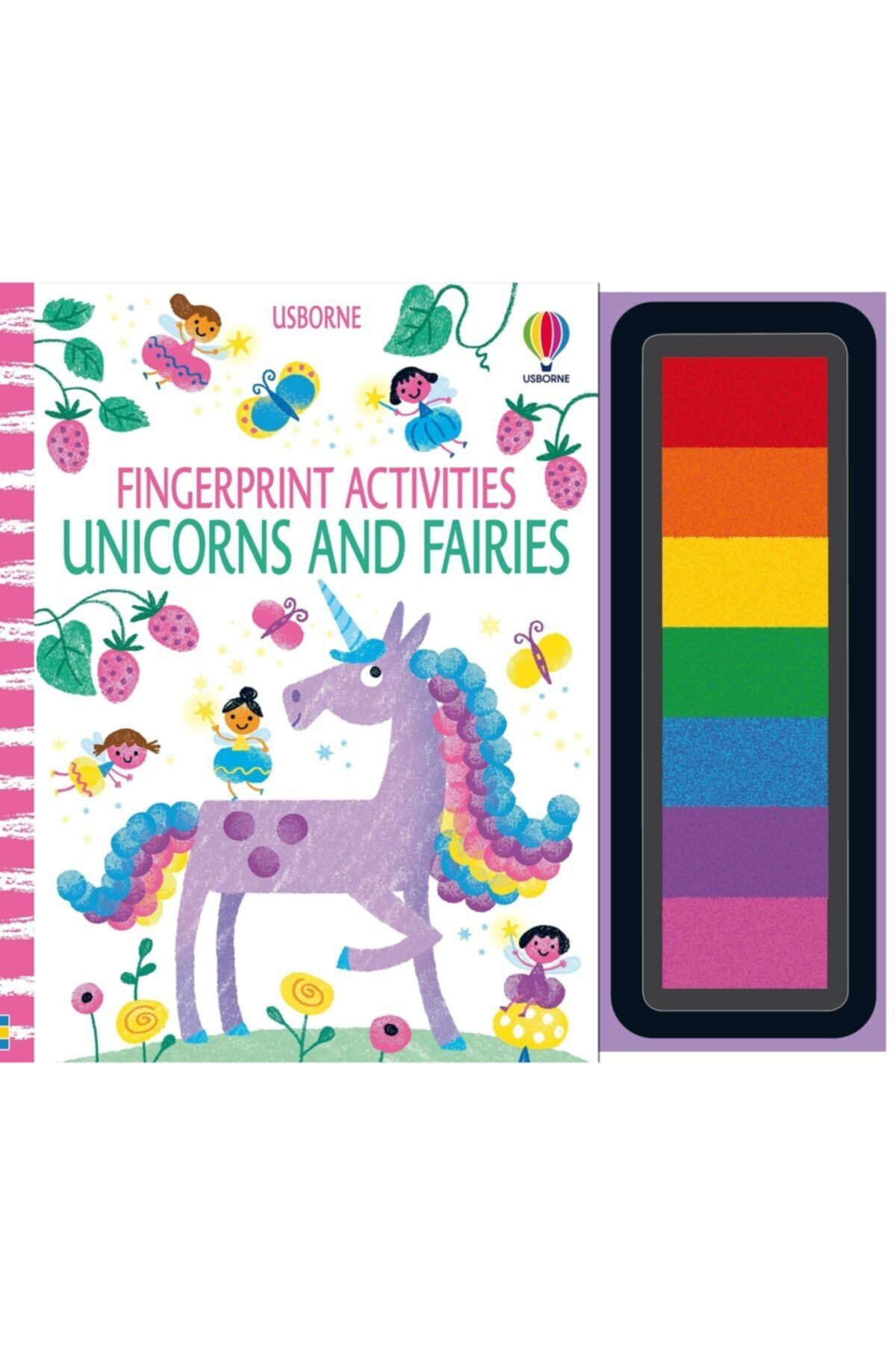 Usborne Fingerprint Activities Unicorns And Fairies